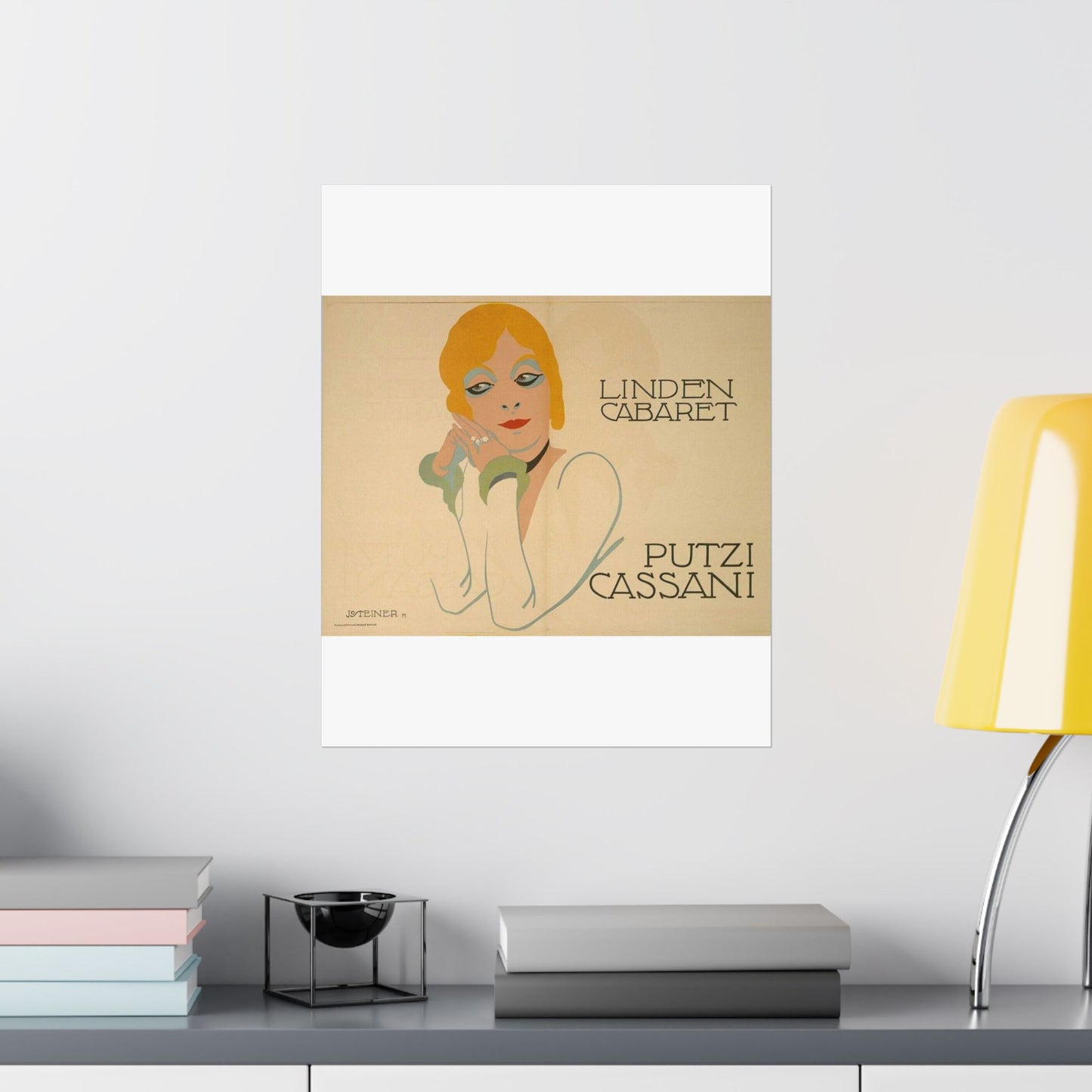 Putzi Cassani - Linden Cabaret - Jo Steiner, 1914 High Quality Matte Wall Art Poster for Home, Office, Classroom