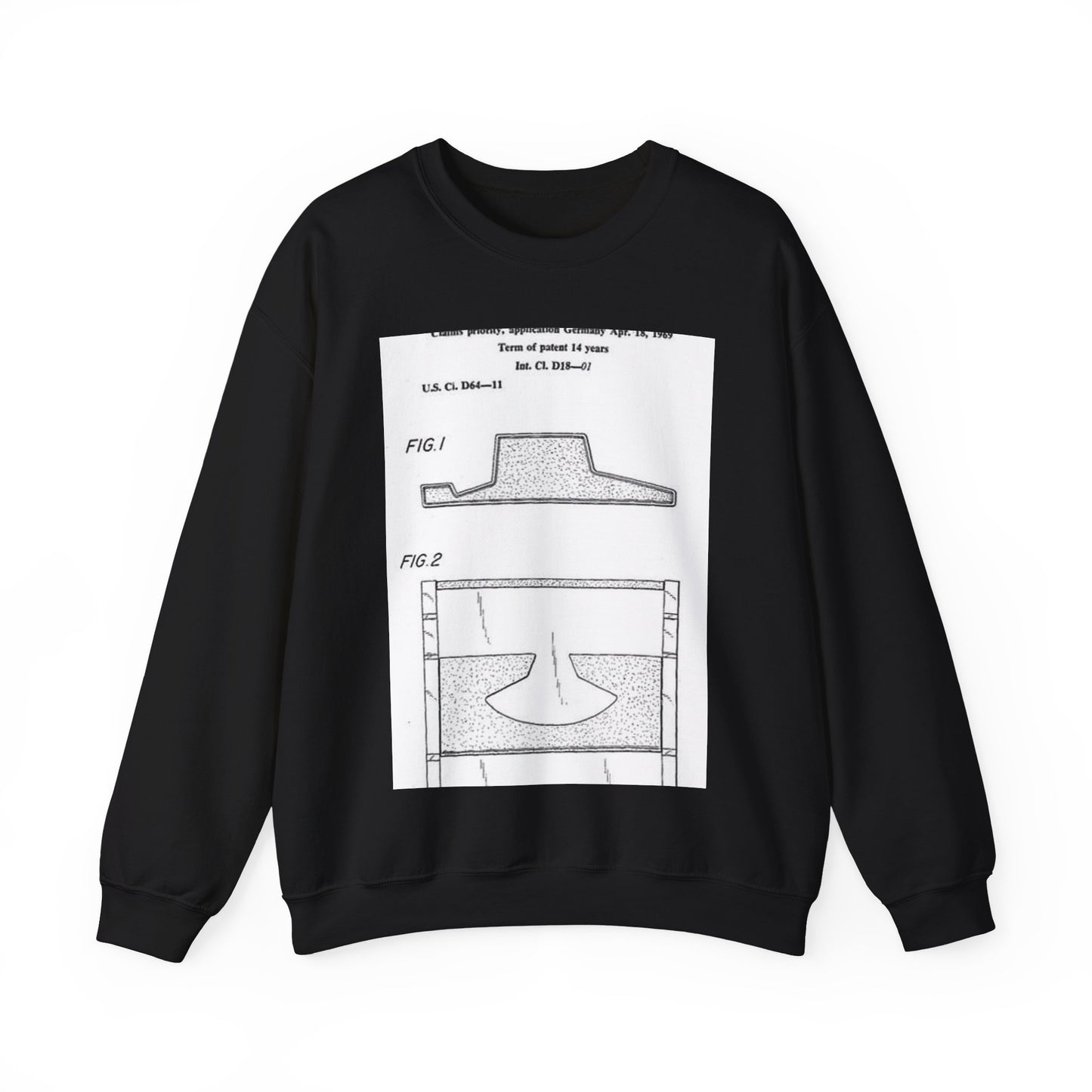 Patent drawing - Olympia-Traveller - . Public domain  image Black Heavy Blend Adult Crew Neck SweatShirt