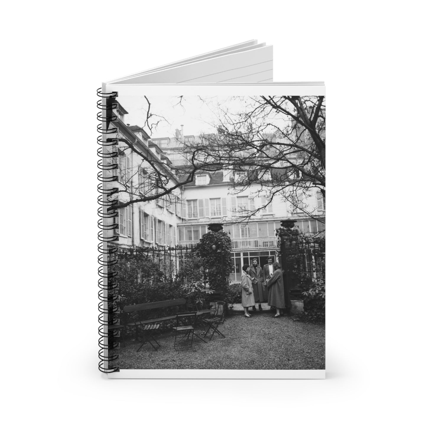 [Reid Hall-Paris Resident Club for American Women Students] Spiral Bound Ruled Notebook with Printed Cover
