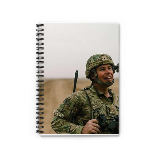 U.S. Air Force Staff Sgt. Andrew Meyer, 821st Contingency Spiral Bound Ruled Notebook with Printed Cover