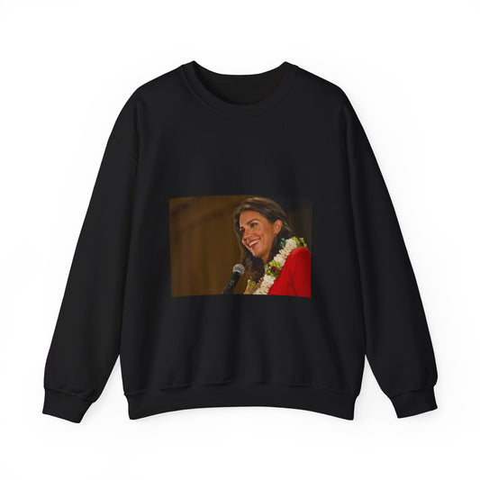 United States Representative for Hawaii's second Black Heavy Blend Adult Crew Neck SweatShirt