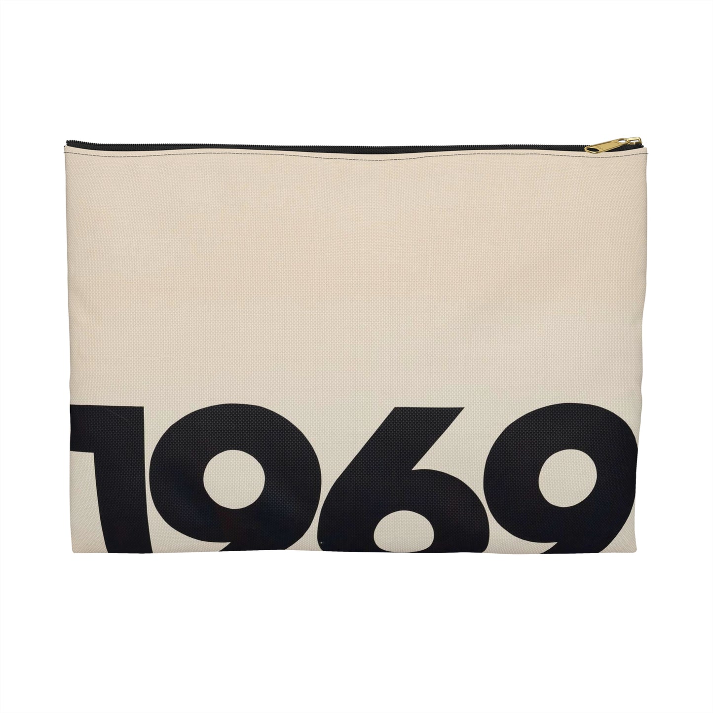 1969 - Print, Library of Congress collection Large Organizer Pouch with Black Zipper