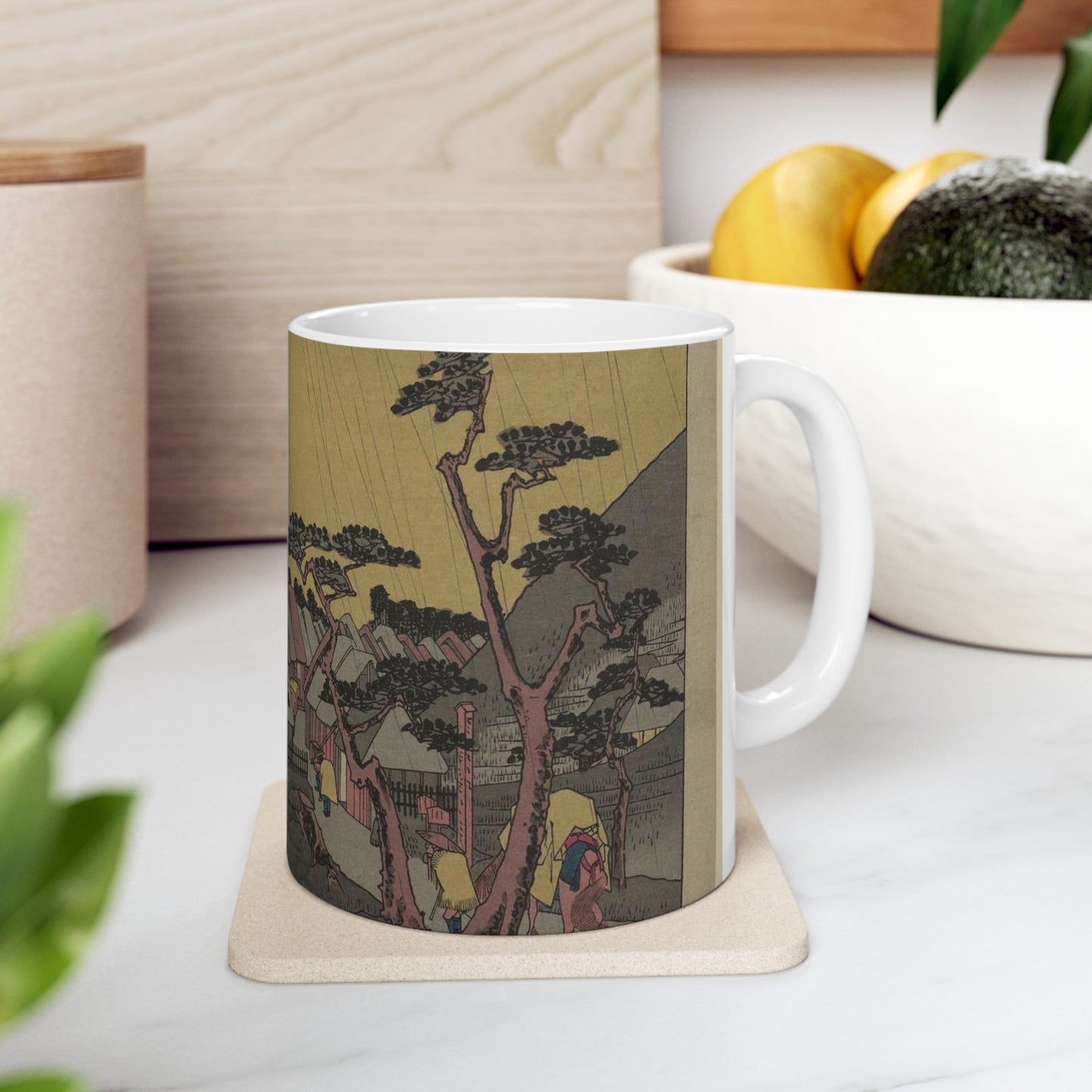 Utagawa Hiroshige - Oiso, Andō Hiroshige - Ukiyo e print Beautiful Novelty Ceramic Coffee Mug 11oz