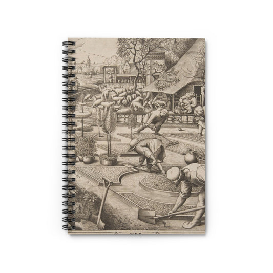 Pieter van der Heyden - Spring (Ver) from The Seasons Spiral Bound Ruled Notebook with Printed Cover
