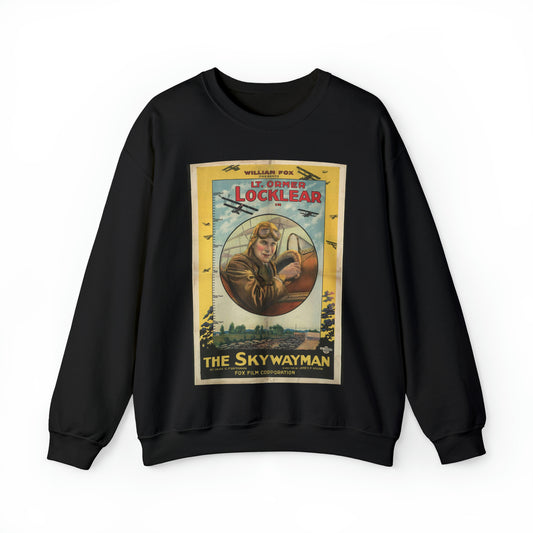 William Fox presents Lt. Ormer Locklear in The skywalker Black Heavy Blend Adult Crew Neck SweatShirt