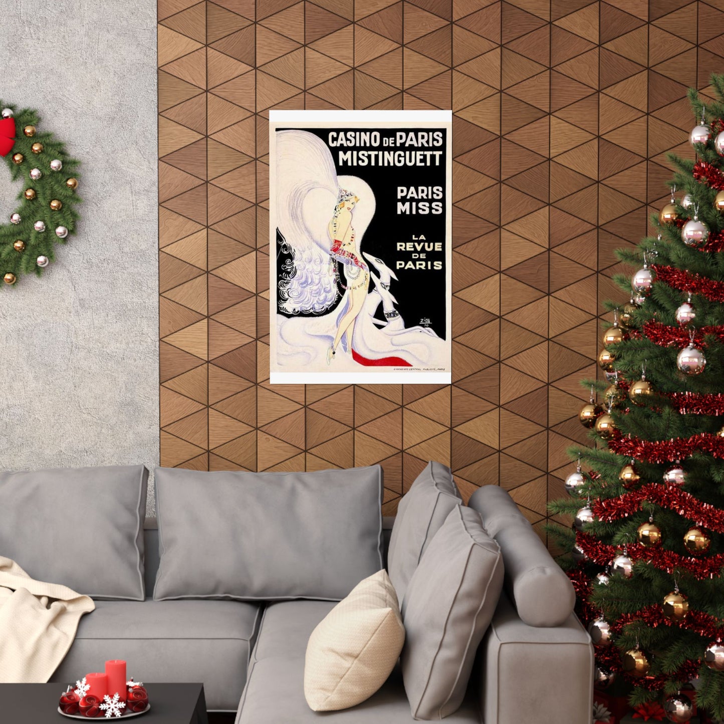 Louis Gaudin - La Revue de Paris 1930 High Quality Matte Wall Art Poster for Home, Office, Classroom