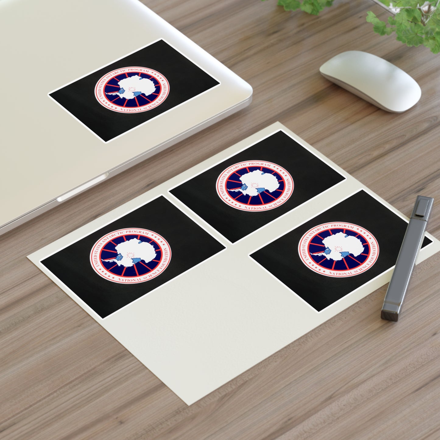 Logo of The National Science Foundation United States Antarctic Program Laminated UV Protective Vinyl Stickers