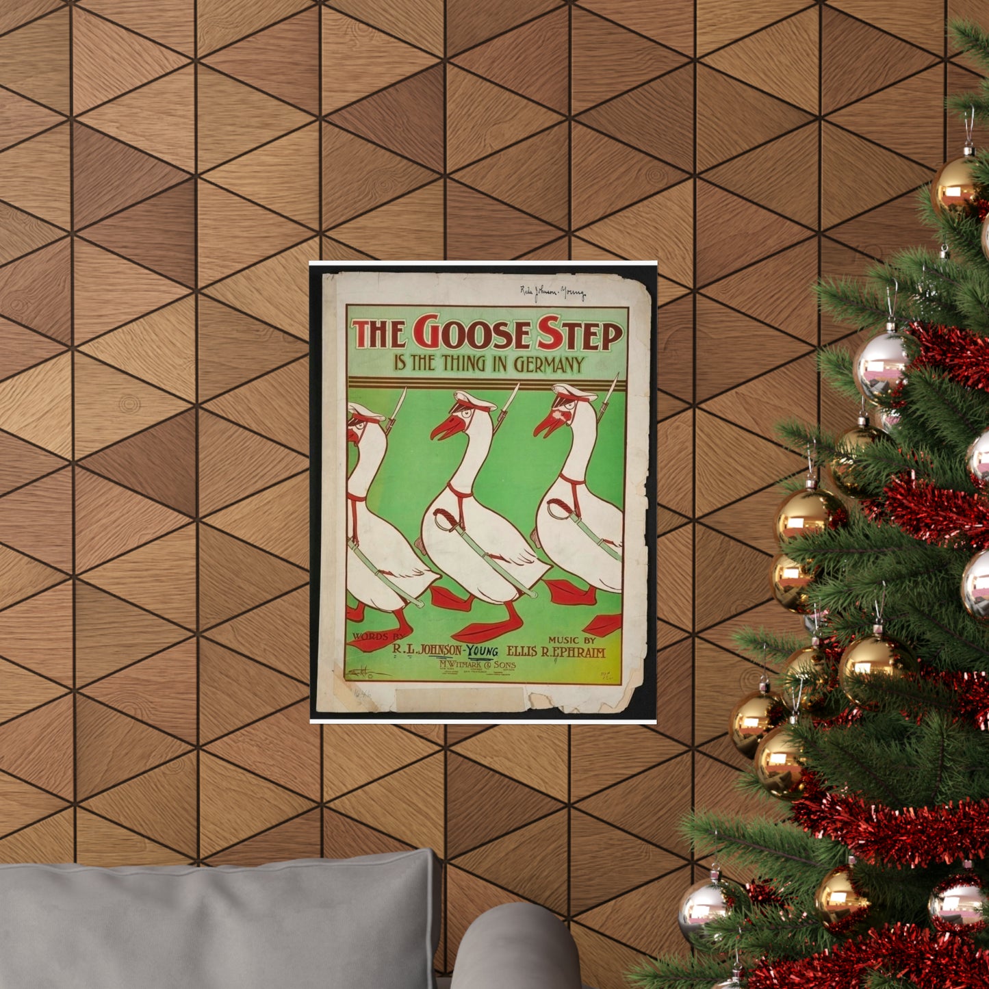 The goose step is the thing in Germany High Quality Matte Wall Art Poster for Home, Office, Classroom