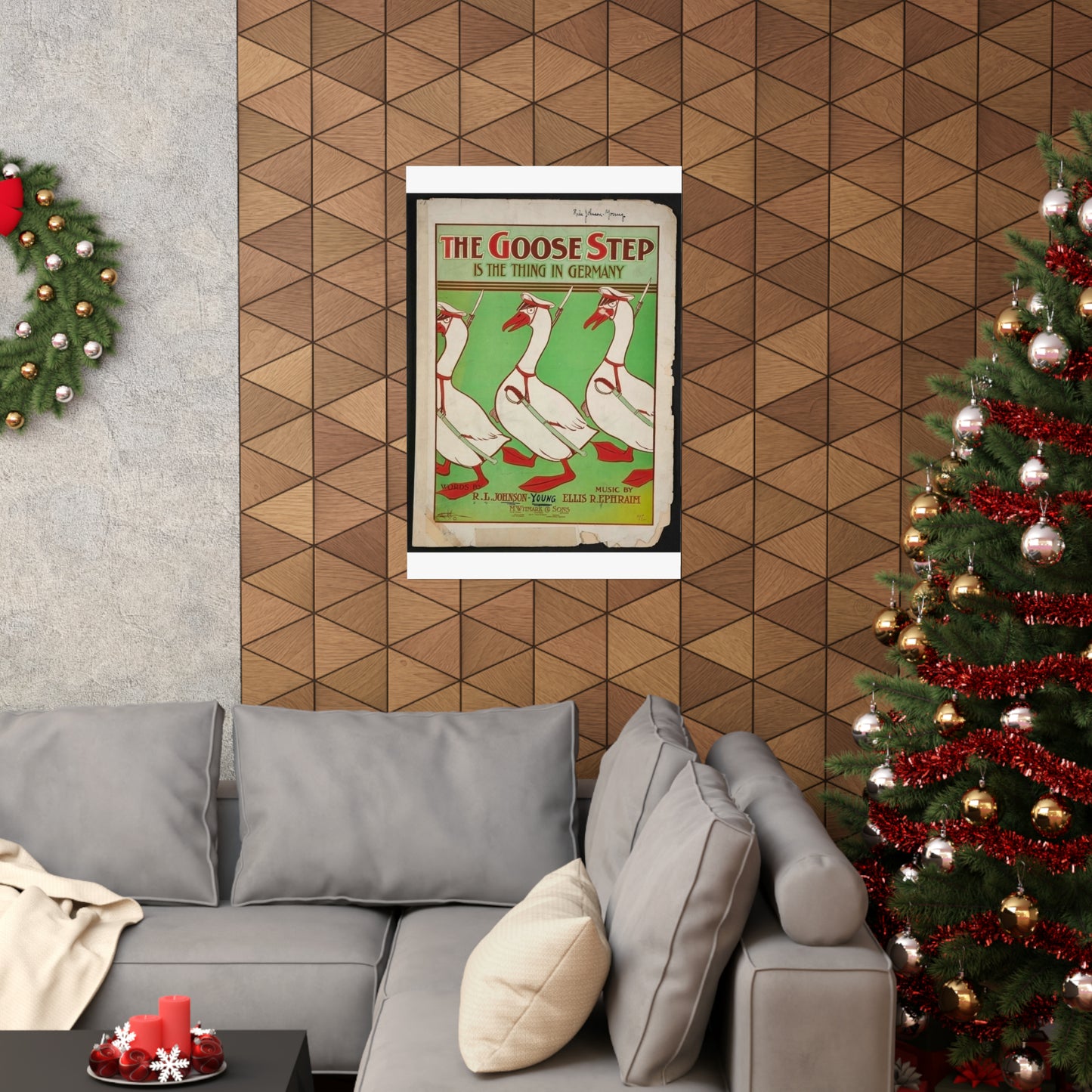 The goose step is the thing in Germany High Quality Matte Wall Art Poster for Home, Office, Classroom