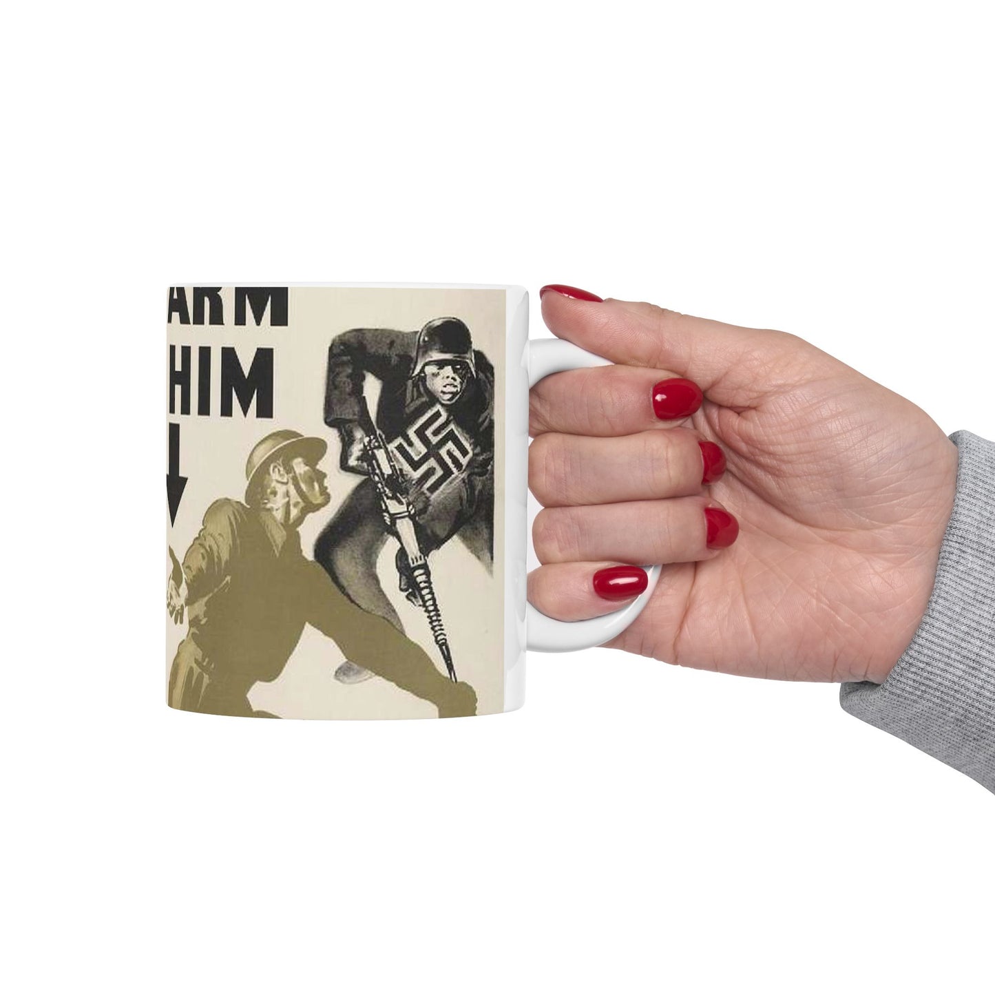 Arm Him Art.IWMPST3378 - Art Deco public domain image Beautiful Novelty Ceramic Coffee Mug 11oz