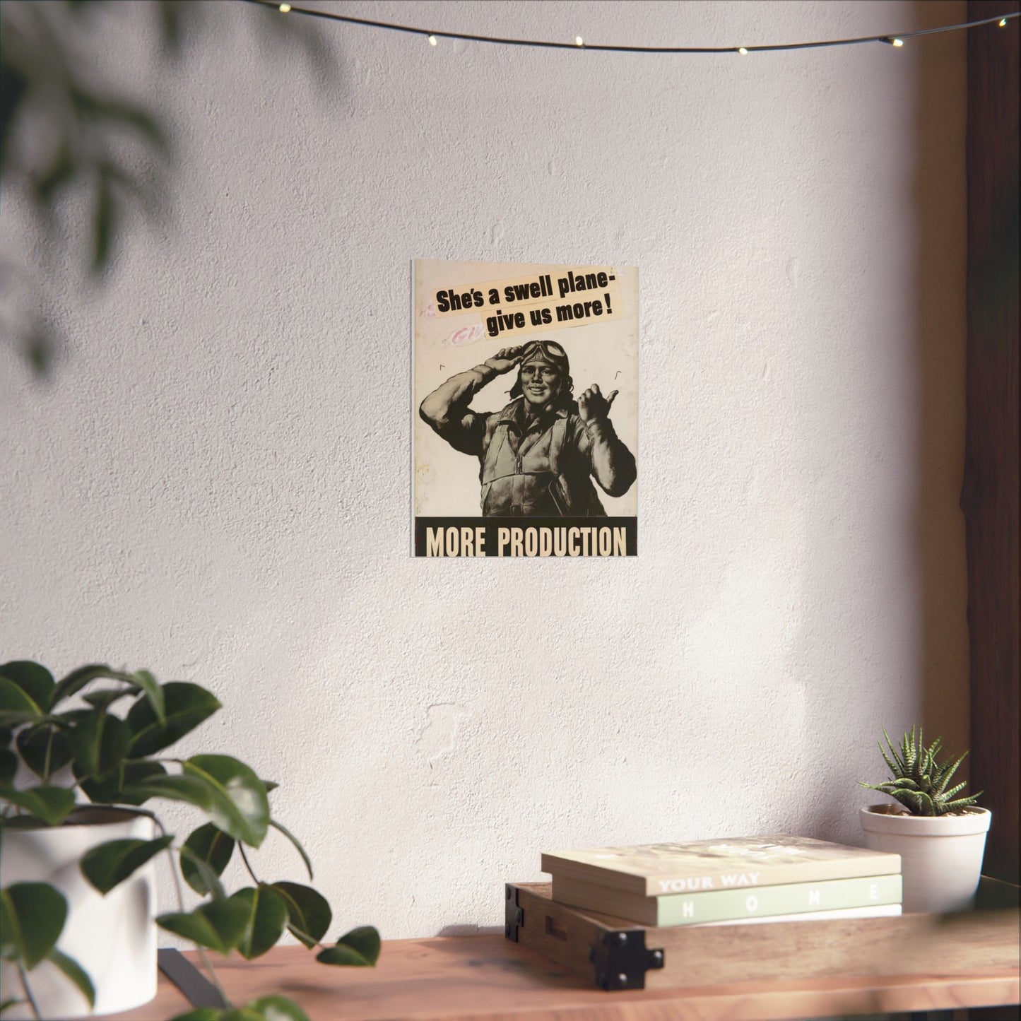 She's a swell plane - give us more!  MORE PRODUCTION [Riggs] High Quality Matte Wall Art Poster for Home, Office, Classroom