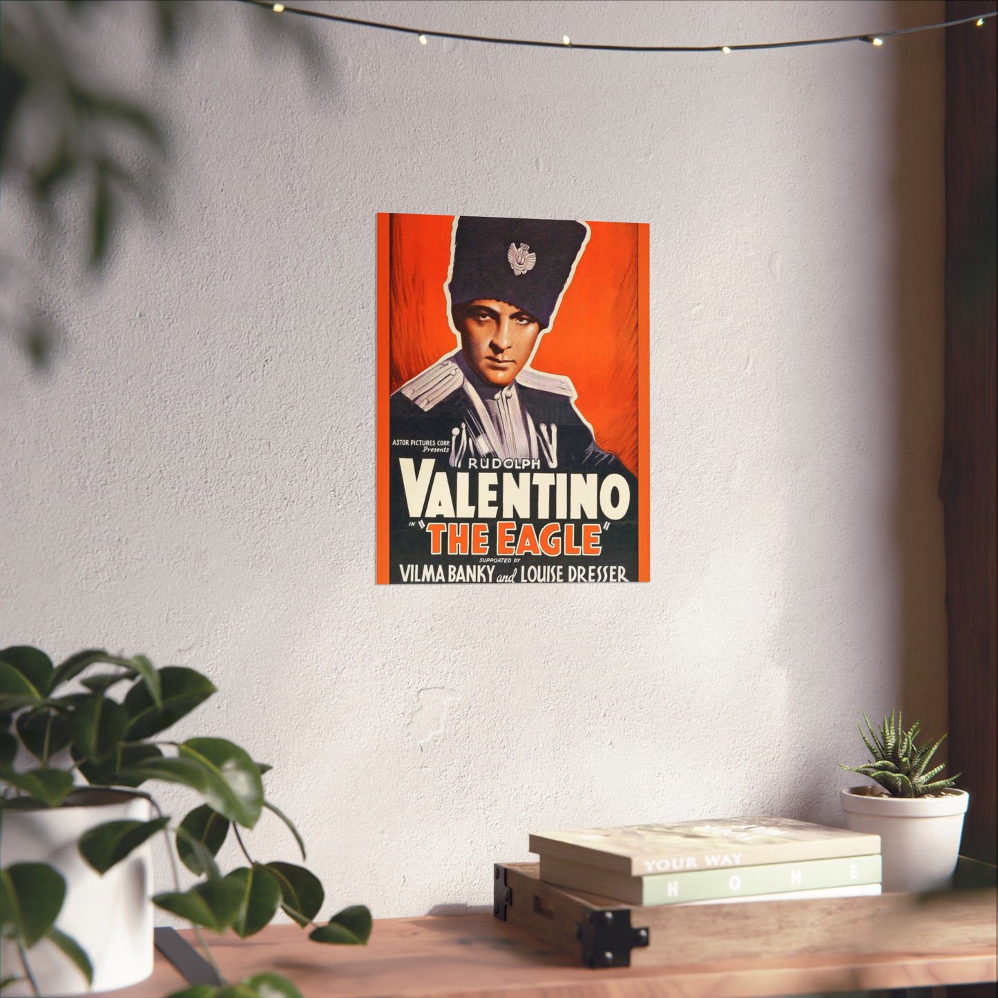 The-Eagle-1925-Rudolph-Valentino High Quality Matte Wall Art Poster for Home, Office, Classroom