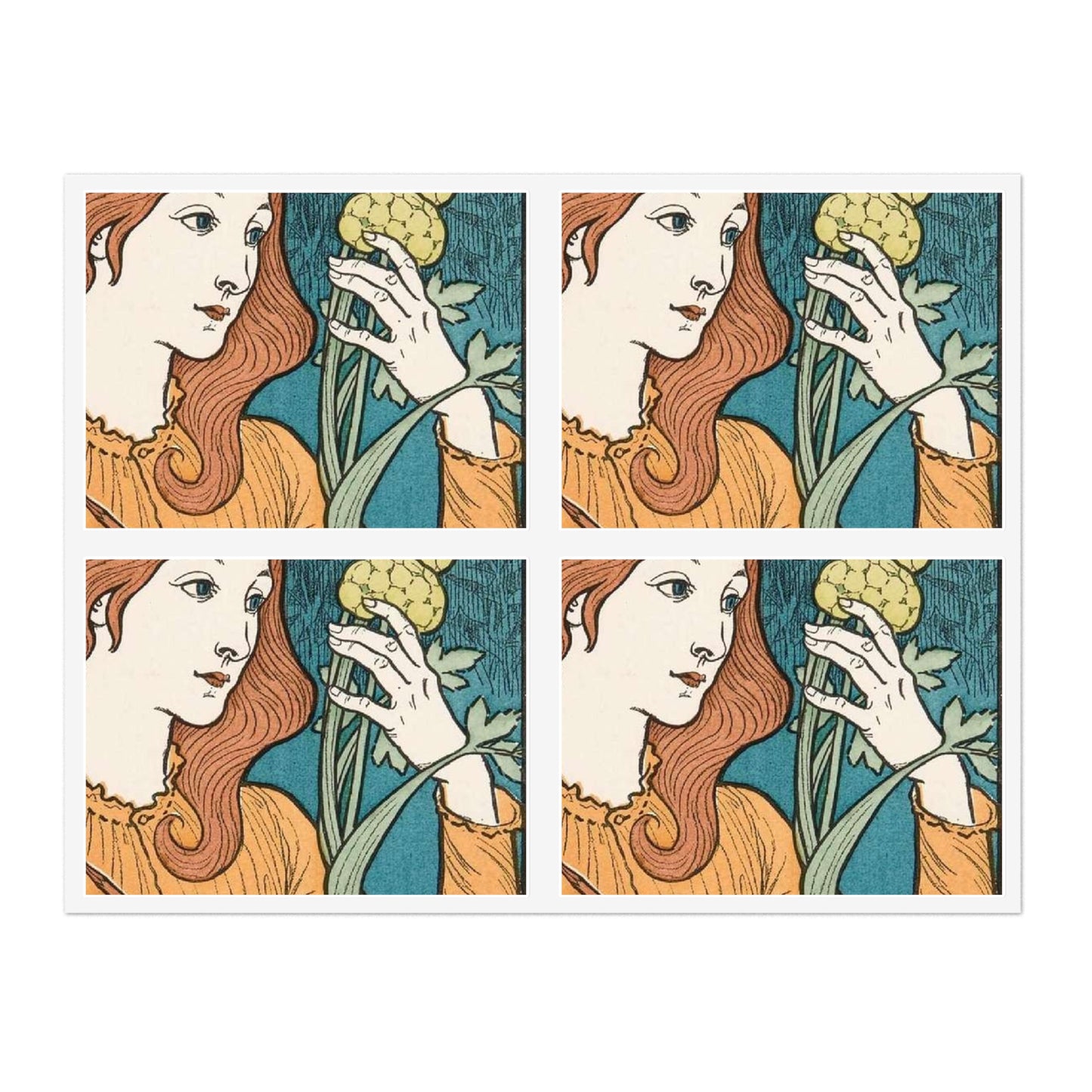 Eugene Grasset - Collection des Cent N° 16 (Grasset) Laminated UV Protective Vinyl Stickers