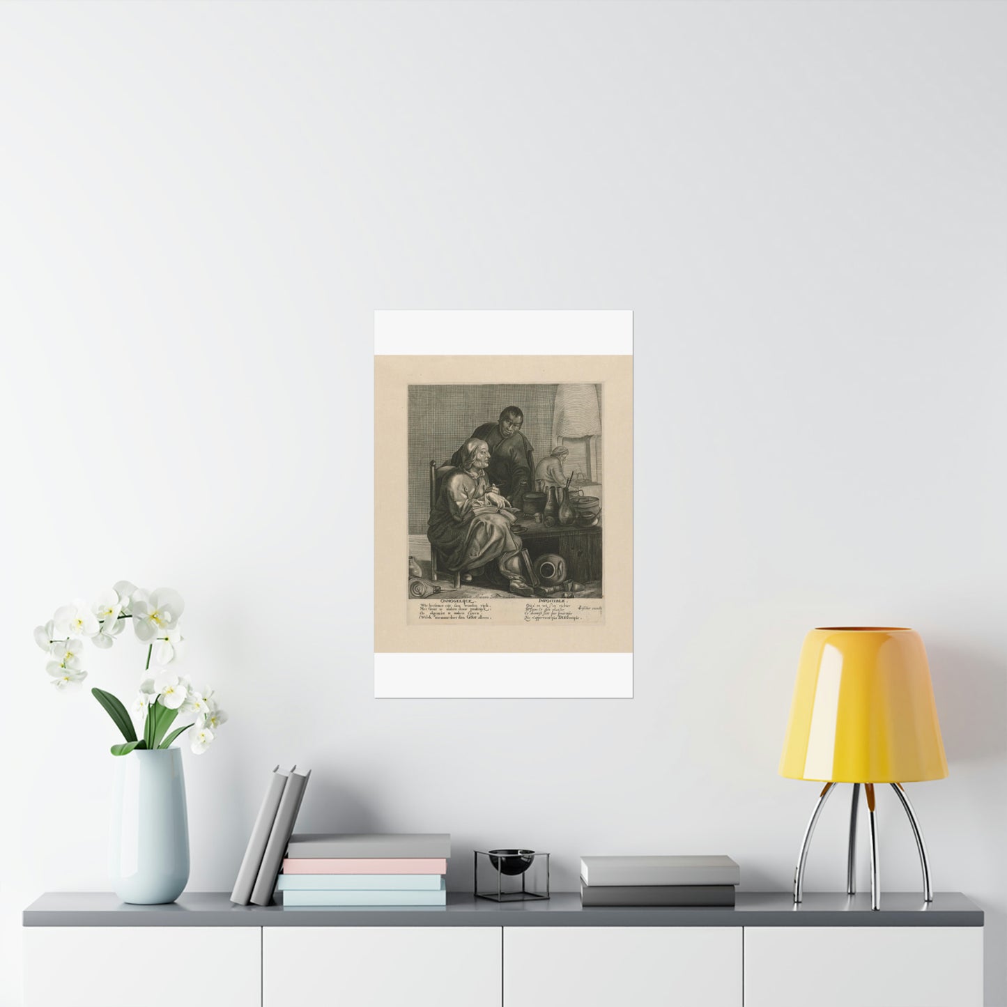 Alchemist - Rijksmuseum public domain dedication High Quality Matte Wall Art Poster for Home, Office, Classroom