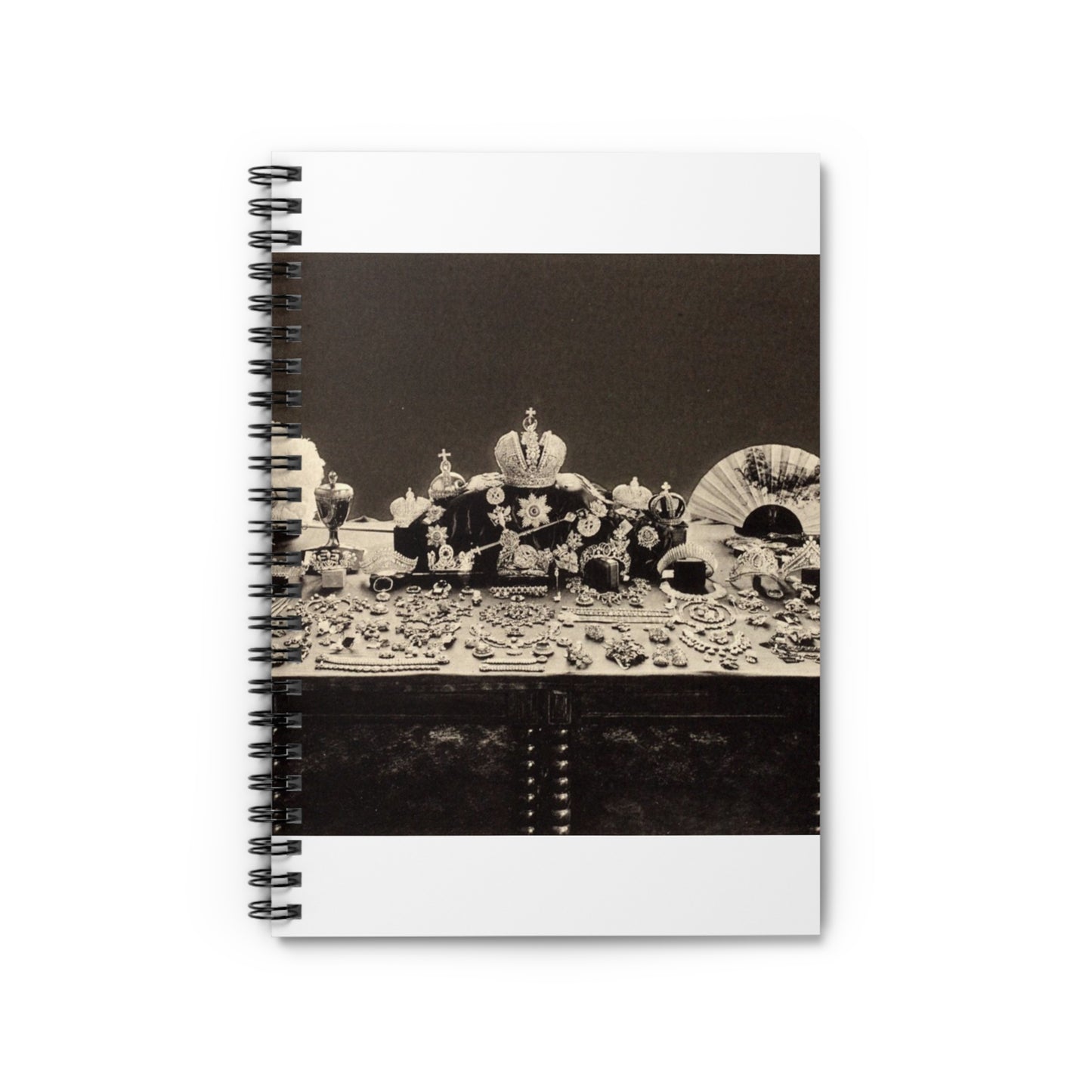 Jewels of the House of the Romanovs.Catalog of Academician A. Fersman. Spiral Bound Ruled Notebook with Printed Cover