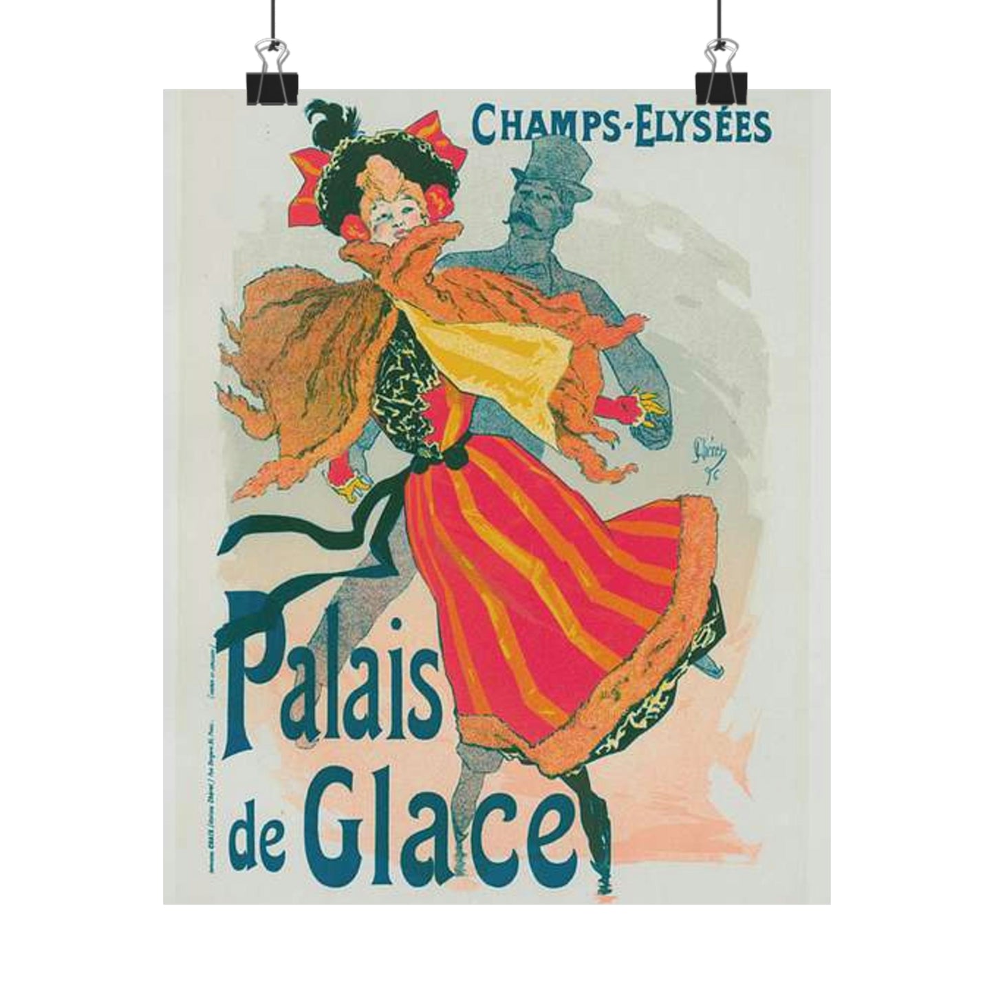Nouvelle affiche pour le "Palais de Glace". High Quality Matte Wall Art Poster for Home, Office, Classroom