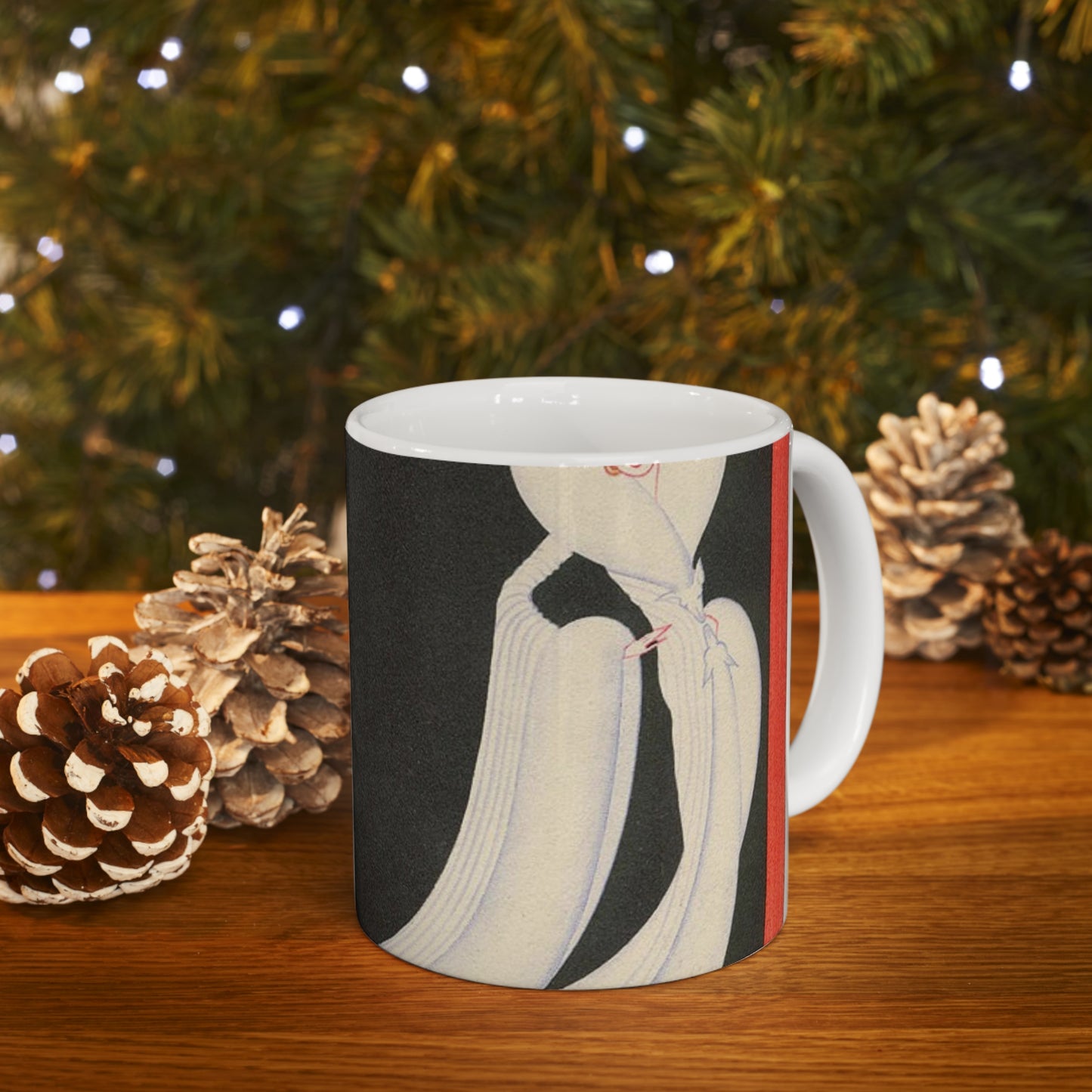 Fourrures André Brunswick - Public domain portrait painting Beautiful Novelty Ceramic Coffee Mug 11oz