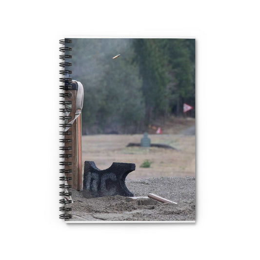 U.S. Army soldier Cpl. Ian Villoldo assigned to Charlie Spiral Bound Ruled Notebook with Printed Cover