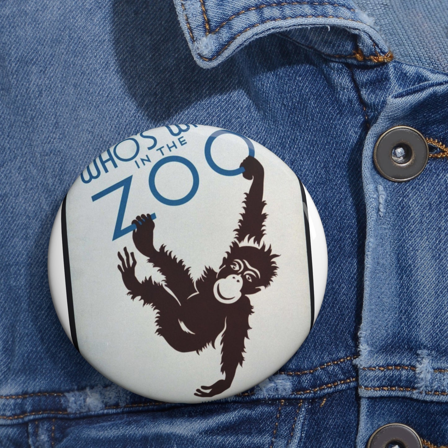 Who's who in the zoo Illustrated natural history prepared by the WPA Federal Writers Project : On sale at all book stores, zoos, and museums. Pin Buttons with Crisp Design