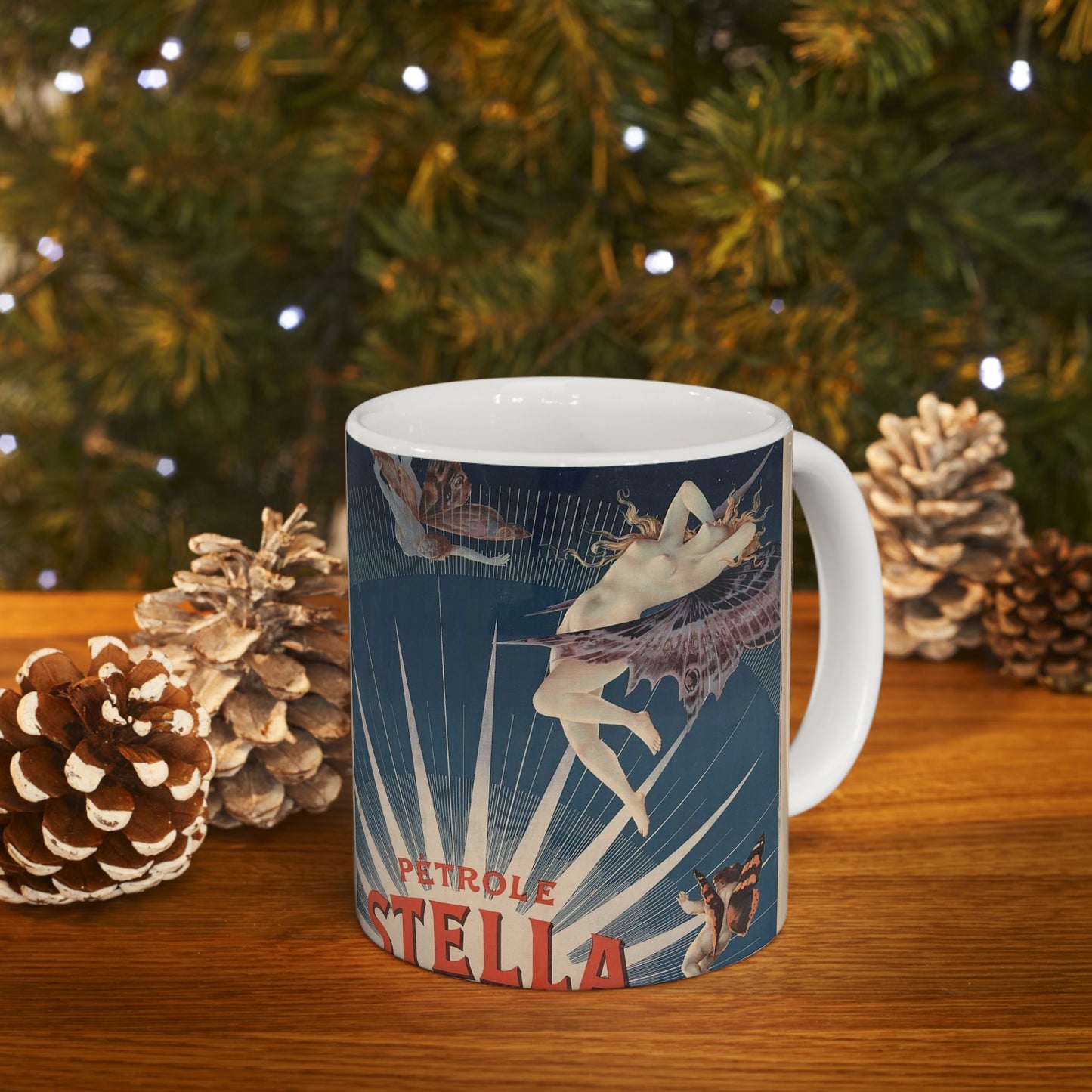Pétrole Stella, livraisons en bidons plombés de 5 & 2 litres / H. Gray. Beautiful Novelty Ceramic Coffee Mug 11oz
