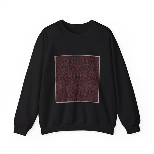 Length of velvet with Instruments of the Passion Black Heavy Blend Adult Crew Neck SweatShirt