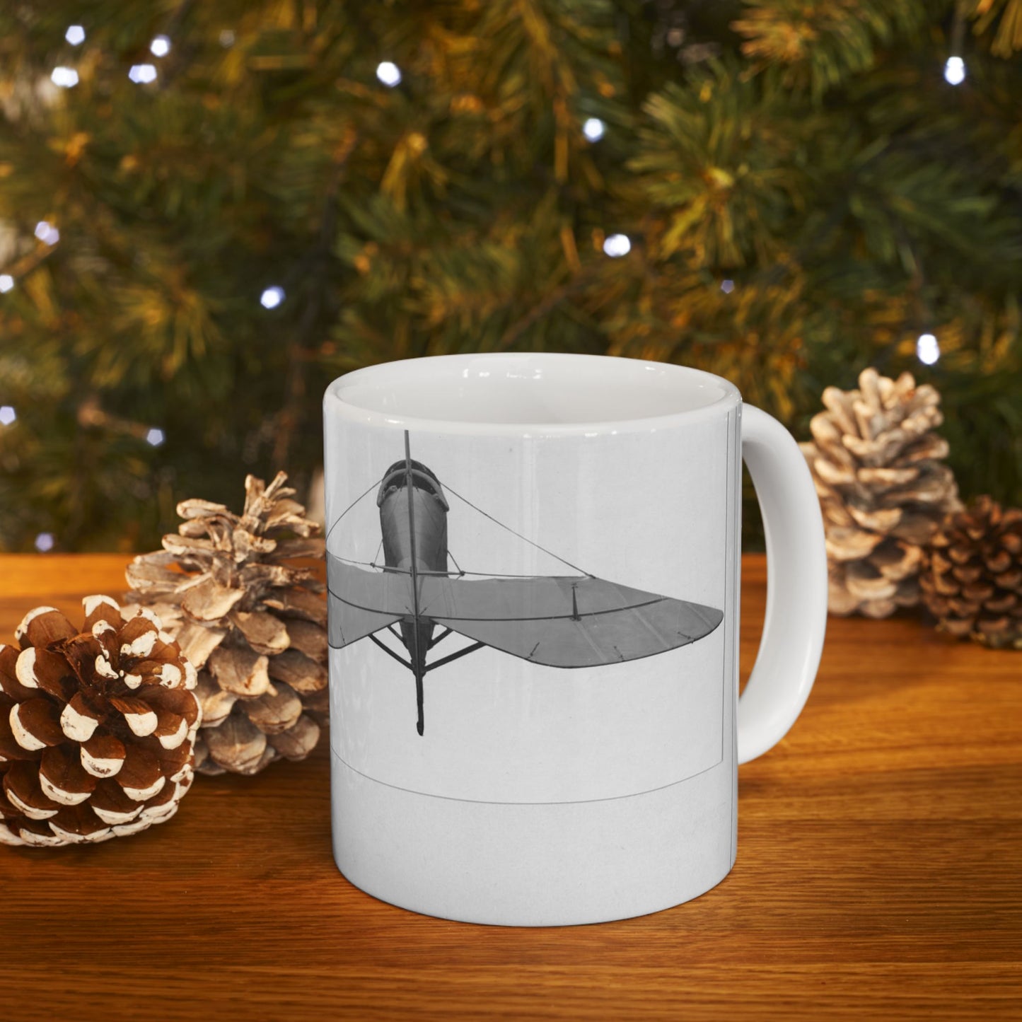 Patent drawing - Airplanes - Types - All steel manufactured by the J.W. Murray Manufacturing Company, Detroit, Michigan Public domain  image Beautiful Novelty Ceramic Coffee Mug 11oz