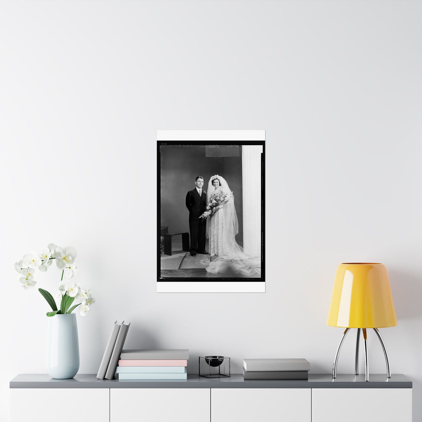 Atkins-Plummer wedding: the bride and groom High Quality Matte Wall Art Poster for Home, Office, Classroom