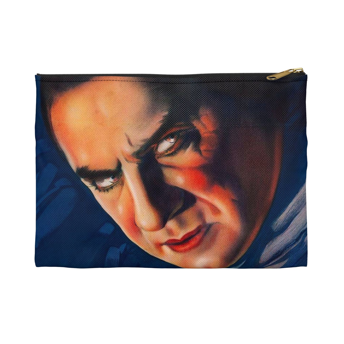 Dracula (1931 film poster - Style A) Large Organizer Pouch with Black Zipper