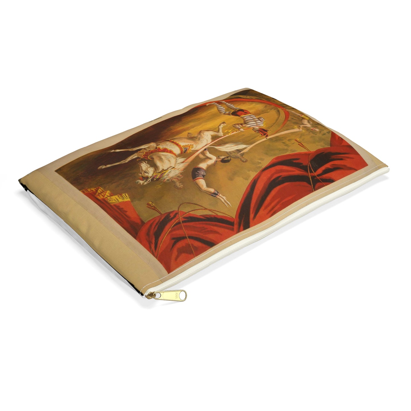 Banner act - Print, Library of Congress collection Large Organizer Pouch with Black Zipper