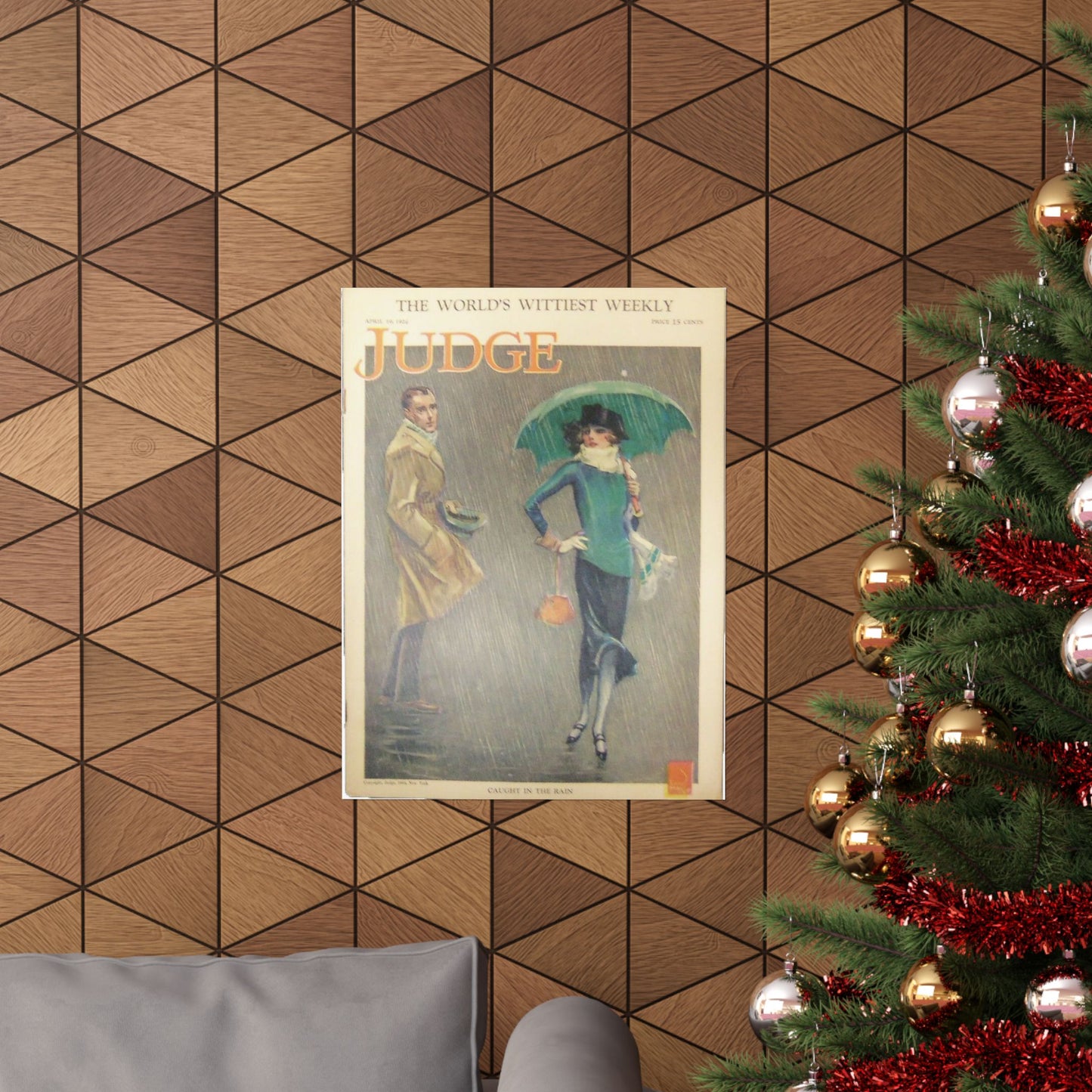 JudgeMagazine19Apr1924 - Art Deco public domain image High Quality Matte Wall Art Poster for Home, Office, Classroom
