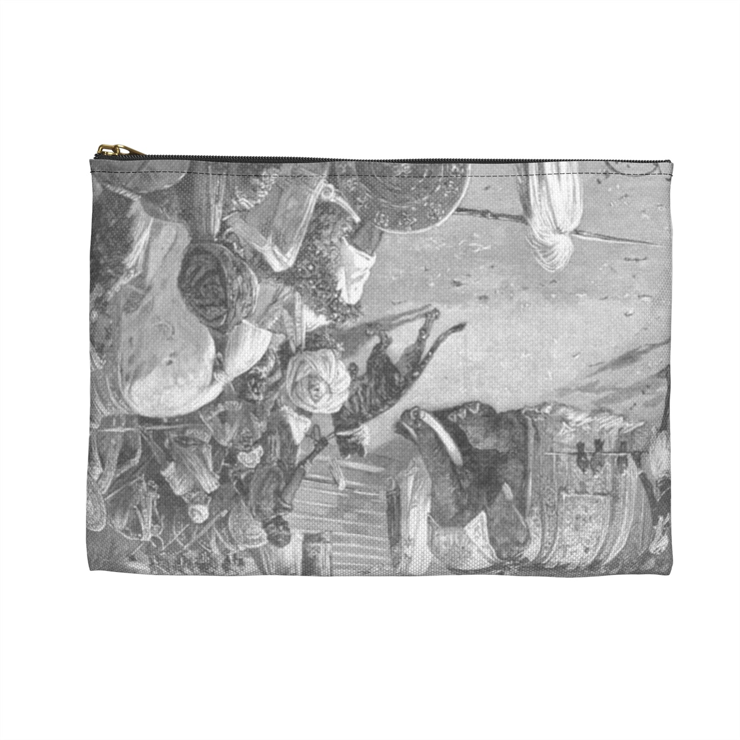 Journey to the East - Nicolas II Asia Tour by Ukhtomsky Large Organizer Pouch with Black Zipper