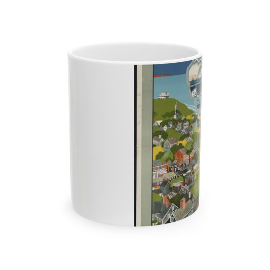 Vintage Travel Posters, 1920s-1930s Beautiful Novelty Ceramic Coffee Mug 11oz