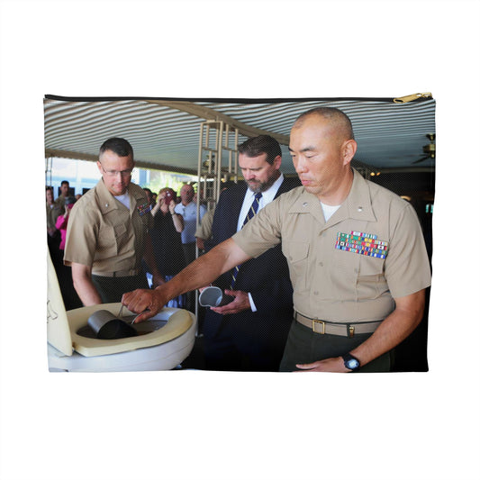 Lieutenant Colonel Brian S. Middleton, commanding officer Large Organizer Pouch with Black Zipper