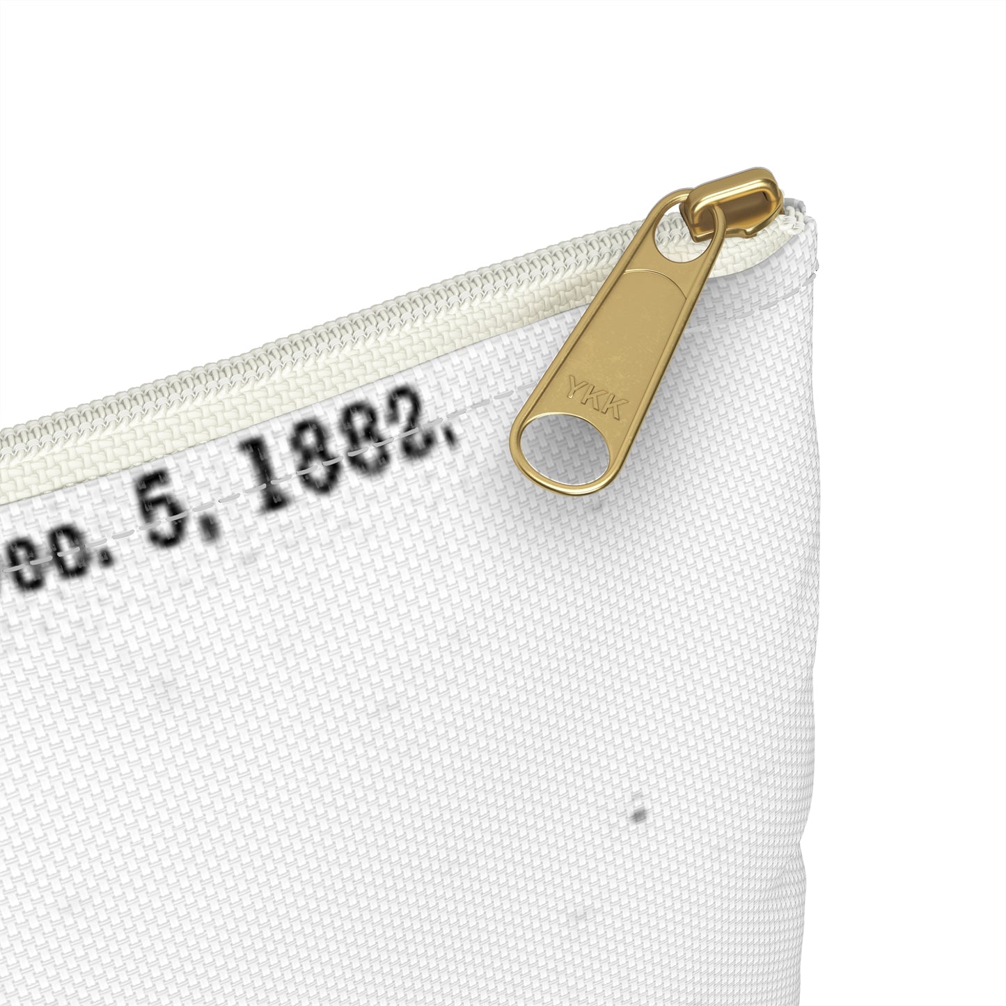 Patent Drawing of Engine - Lucy-USpatent268503 1882 Public domain  image Large Organizer Pouch with Black Zipper