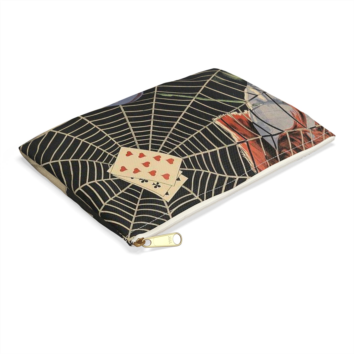 Плакат к фильму «В трясине» - Art Deco public domain image Large Organizer Pouch with Black Zipper