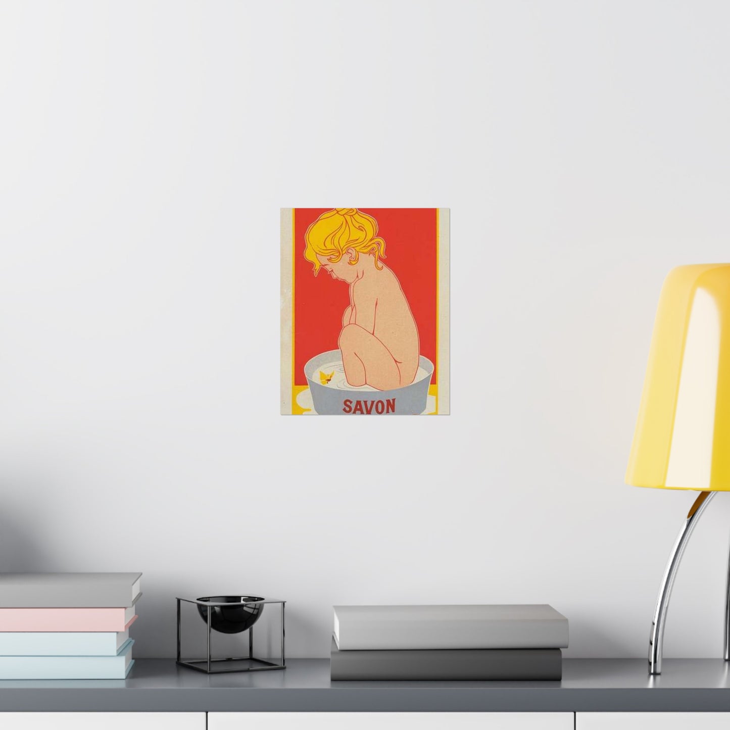 Affiche belge pour le "Savon Starlight". High Quality Matte Wall Art Poster for Home, Office, Classroom