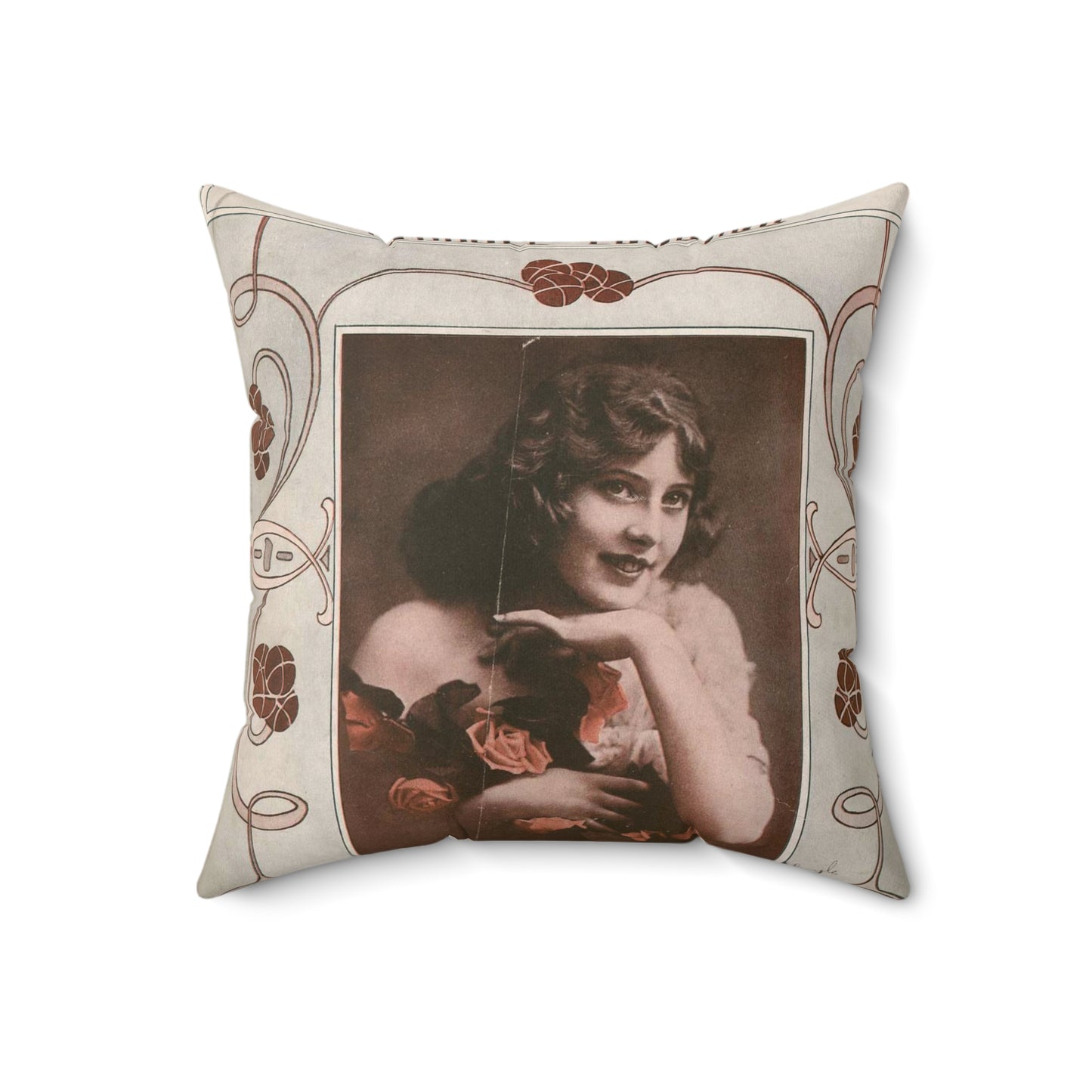 My own Marie - Public domain American sheet music Decorative Accent Square Pillow