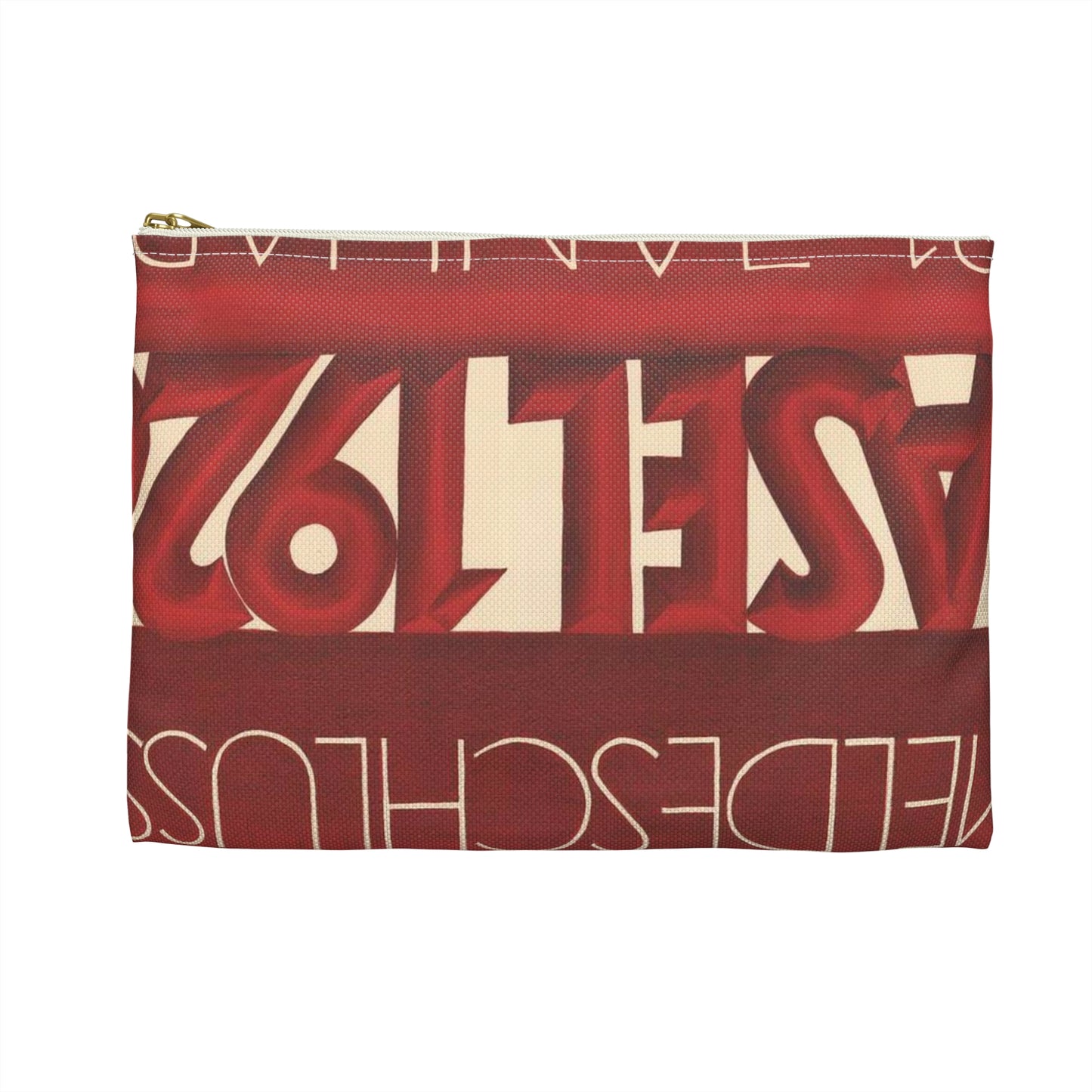 CH-000957-X-76125 Stoecklin - Art Deco public domain image Large Organizer Pouch with Black Zipper