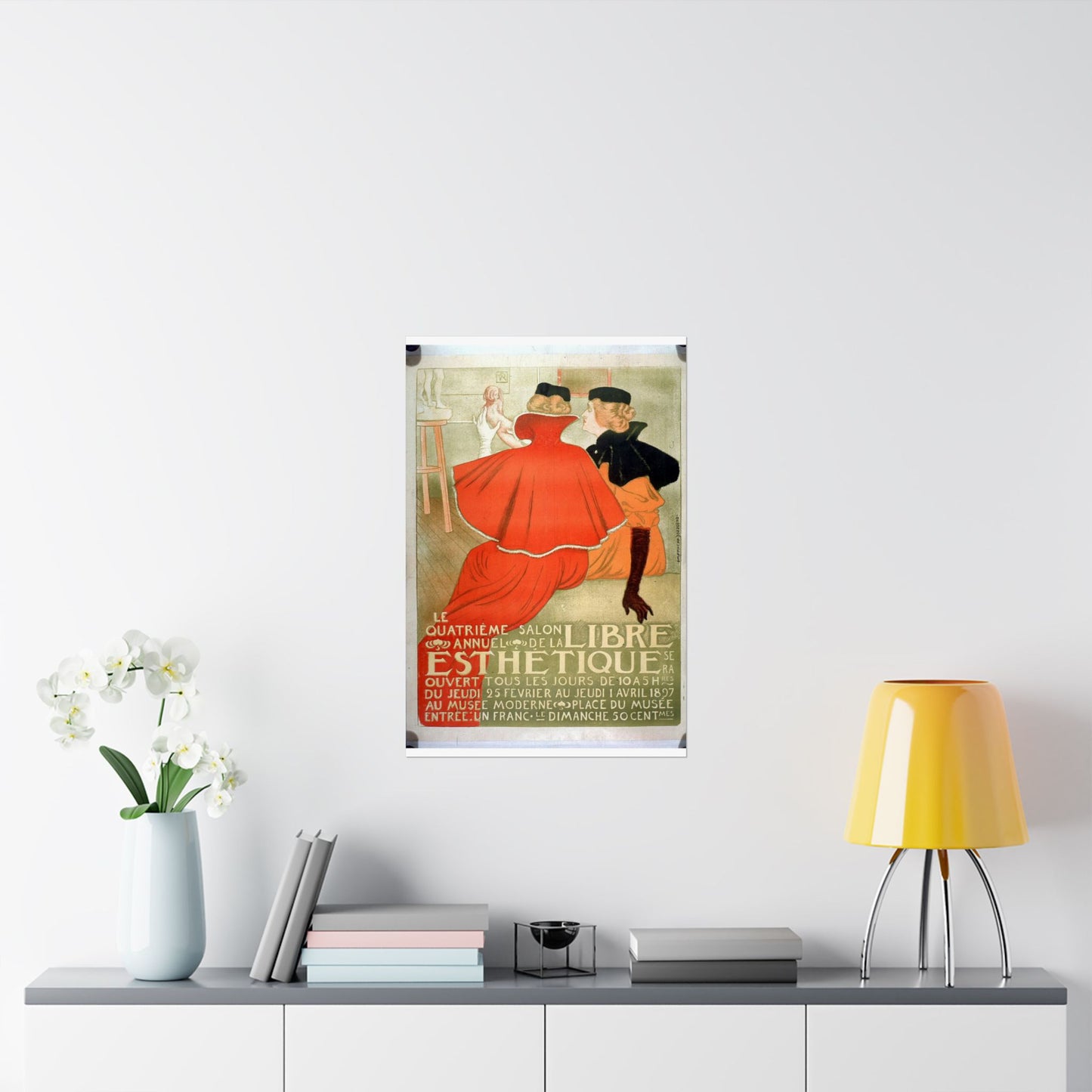 Le quatrième salon annuel de la Libre Esthétique High Quality Matte Wall Art Poster for Home, Office, Classroom