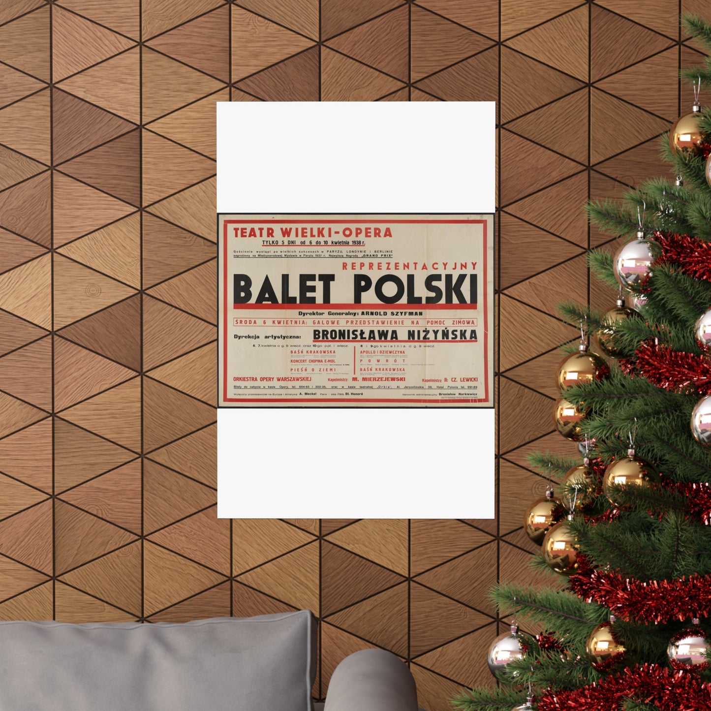 Balet Polski [2] High Quality Matte Wall Art Poster for Home, Office, Classroom