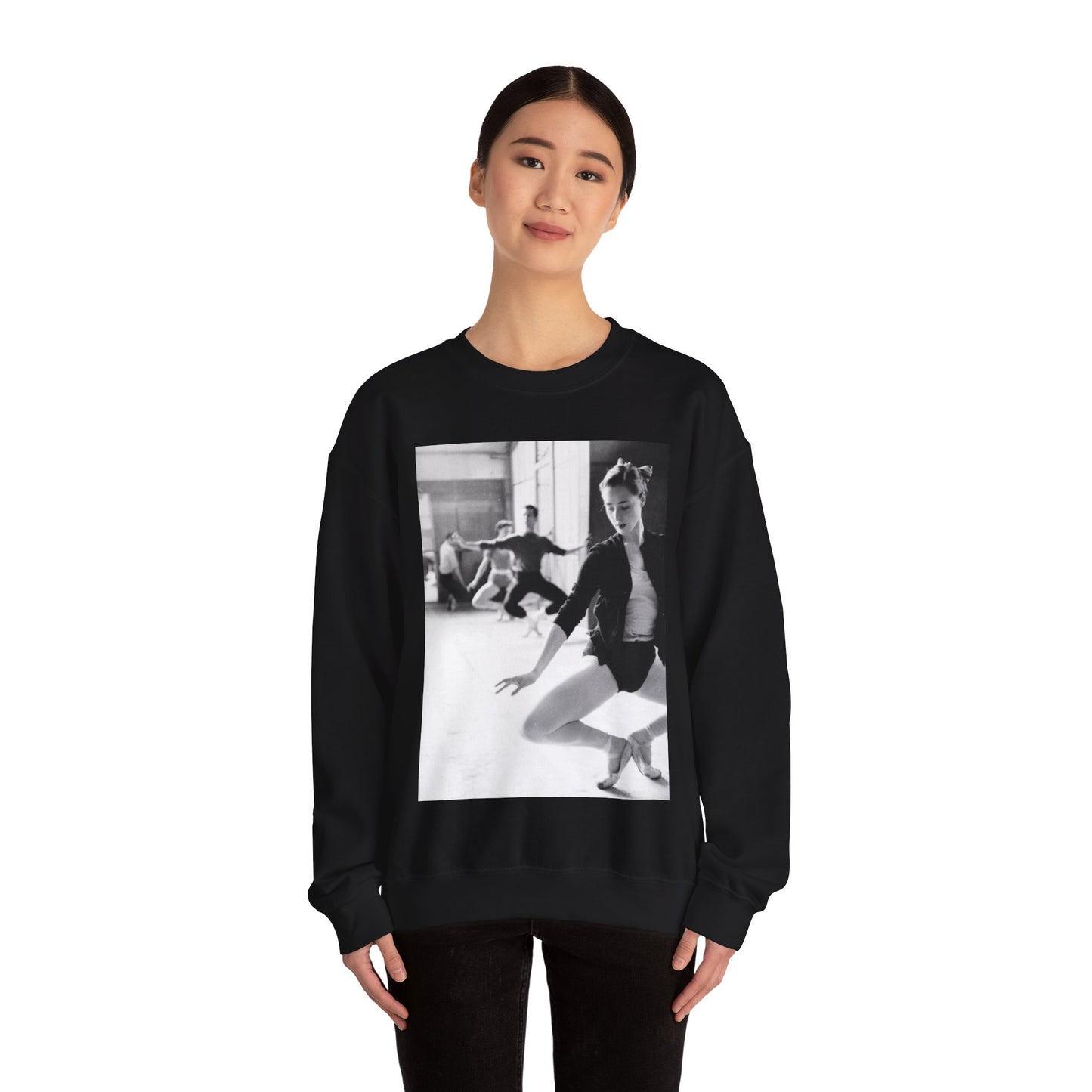 [New York City Ballet, Rehearsal] Black Heavy Blend Adult Crew Neck SweatShirt