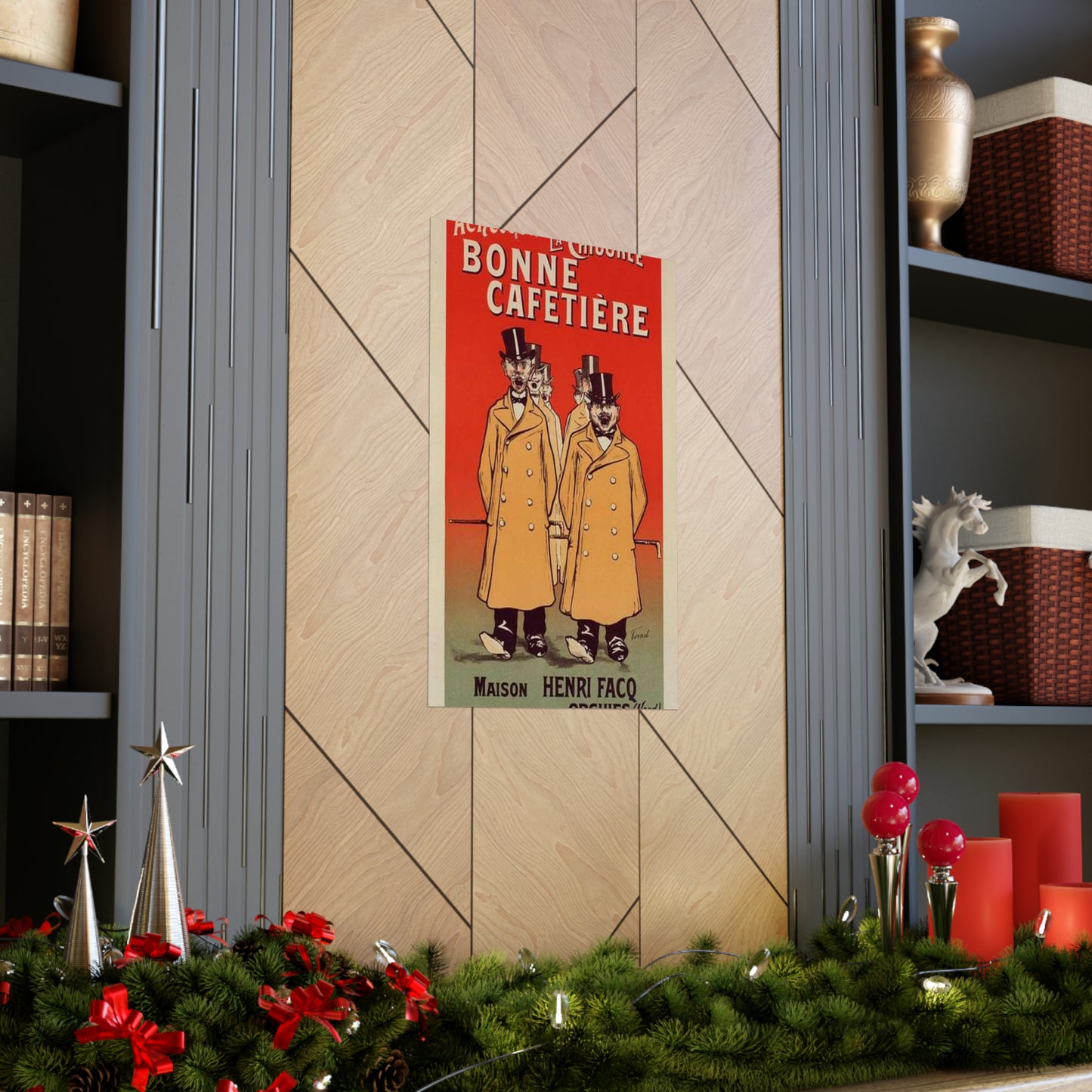 Affiche pour la "Chicorée Bonne Cafetière". High Quality Matte Wall Art Poster for Home, Office, Classroom