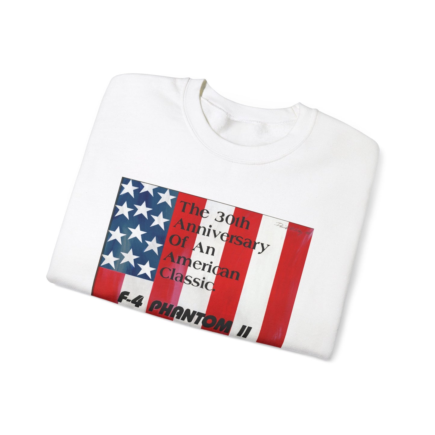 Artwork:  "American Classic".  Artist:  David Zlotky, US Air Force Art Collection White Heavy Blend Adult Crew Neck SweatShirt