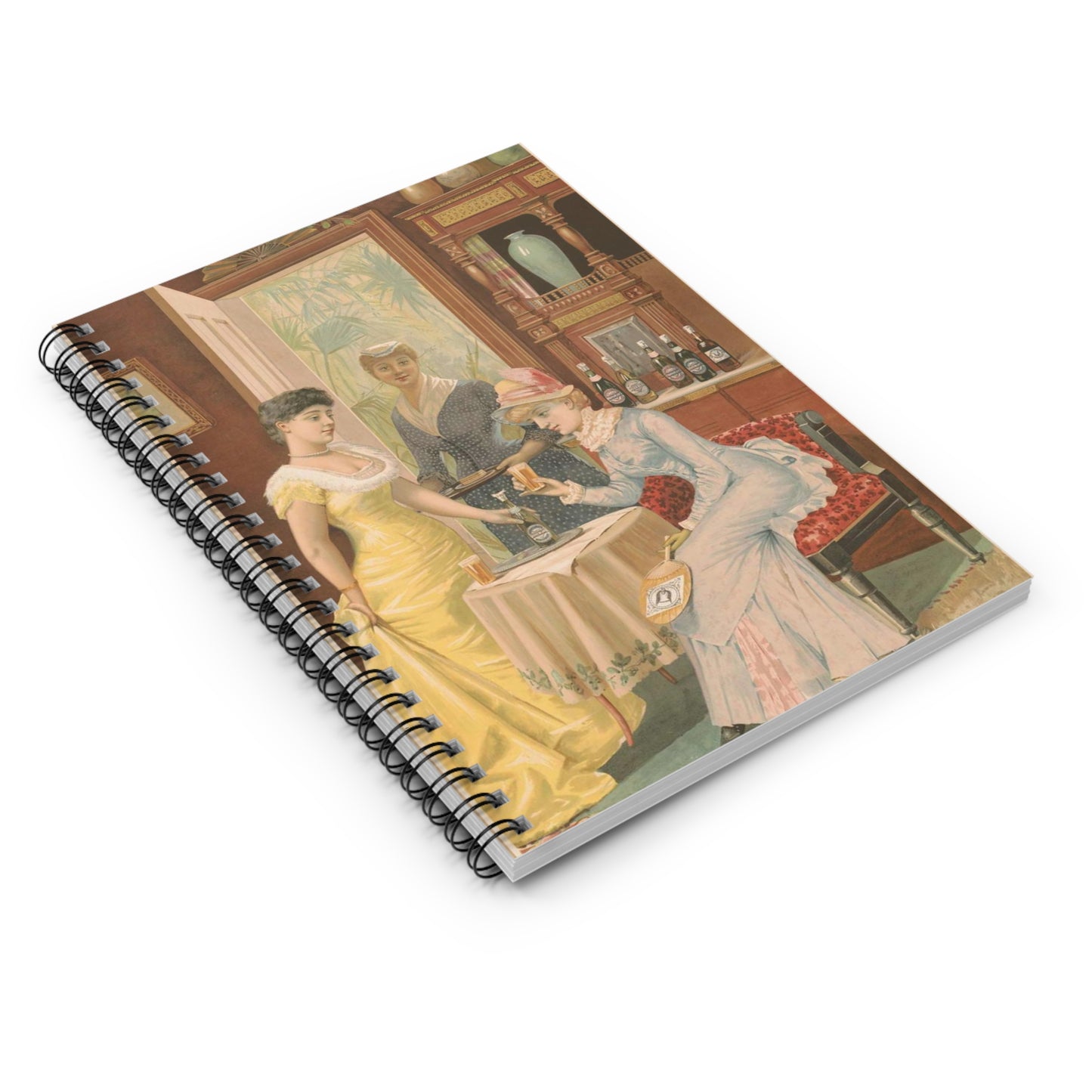 Bartholomay Brewing Co, bottling department, central avenue Spiral Bound Ruled Notebook with Printed Cover