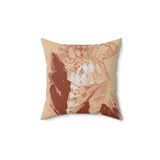 Dessin original pour la couverture des Maîtres de l'Affiche. Decorative Accent Square Pillow