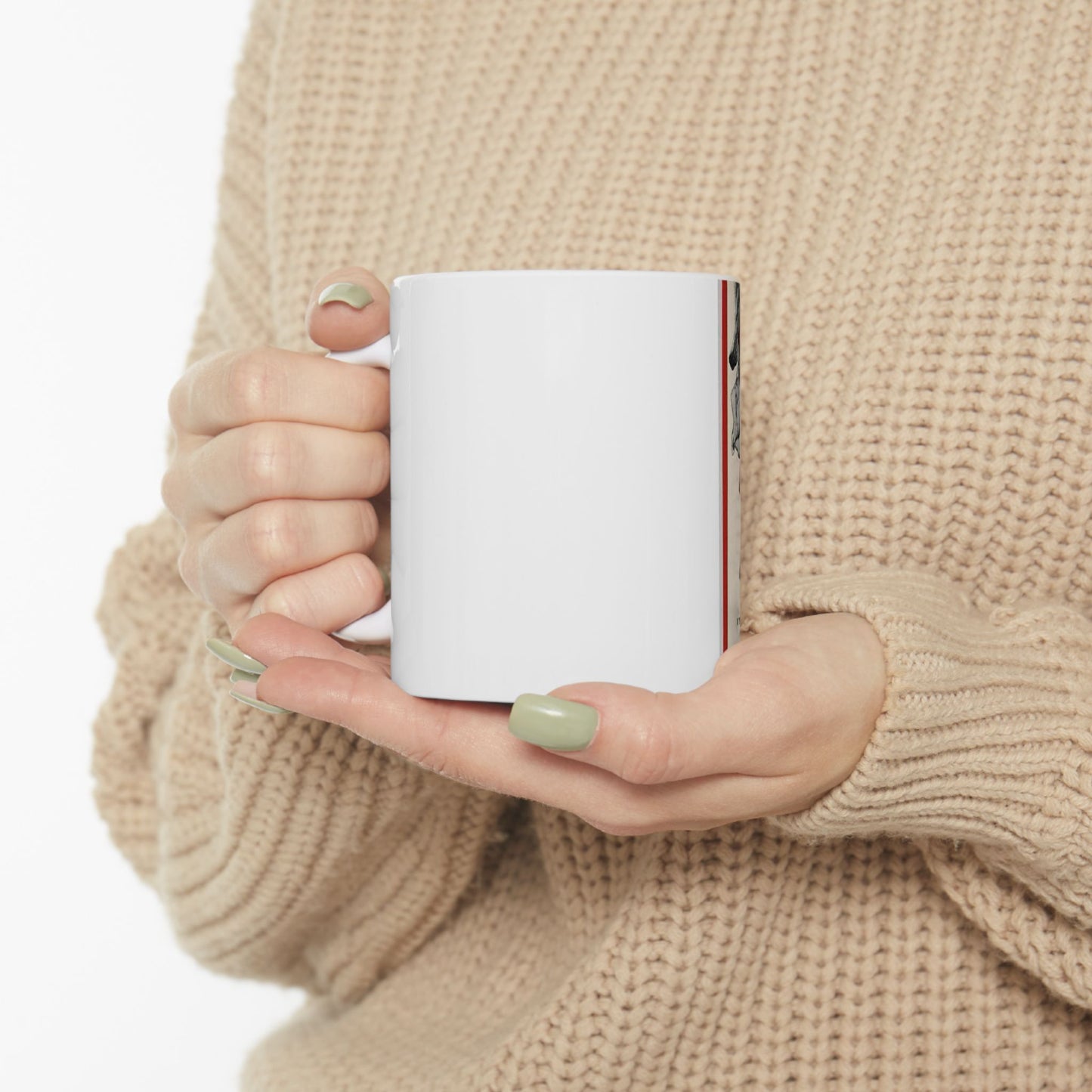 1930. Плакат СССР на международной выставке меха, 1930 год Beautiful Novelty Ceramic Coffee Mug 11oz