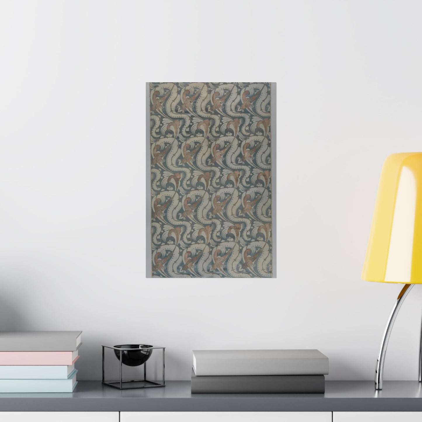 Length of bizarre silk - Public domain dedication museum photo High Quality Matte Wall Art Poster for Home, Office, Classroom