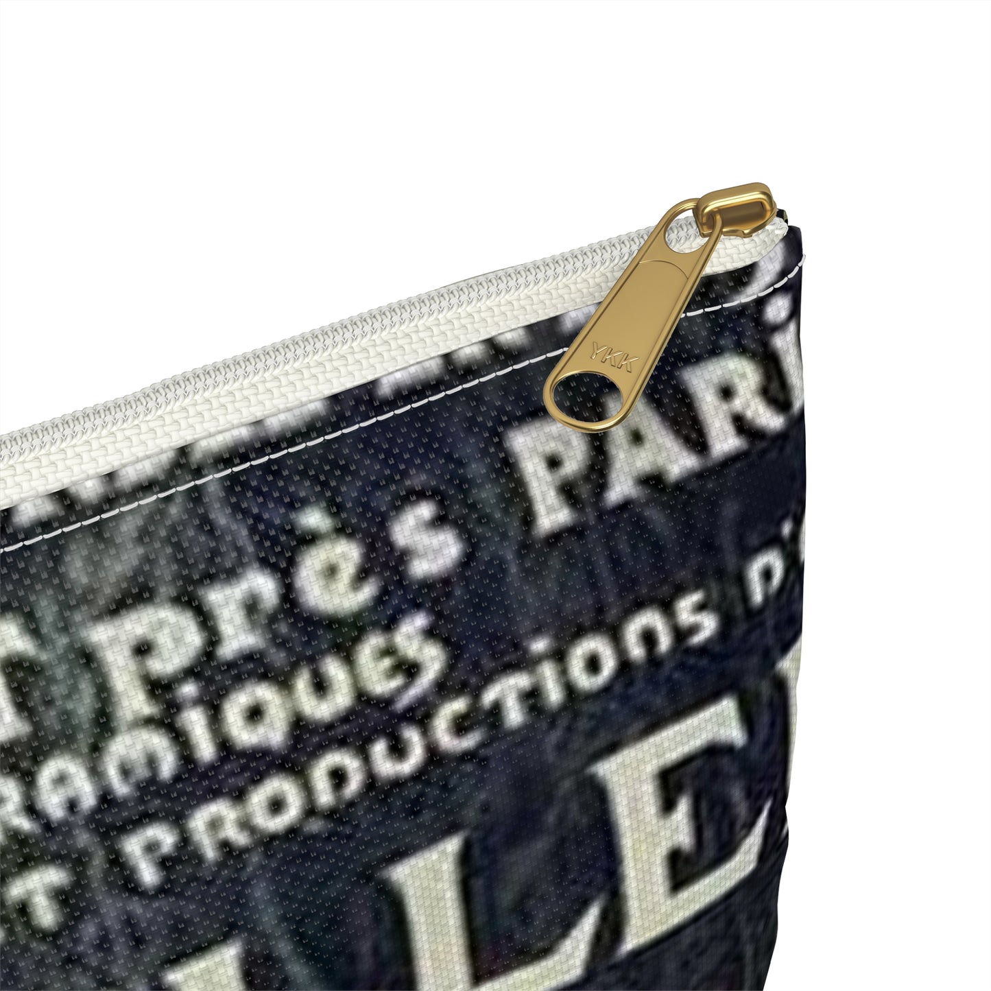 Affiche pour la "Grande Tuilerie d'Ivry" (Usine Émile Muller). Large Organizer Pouch with Black Zipper