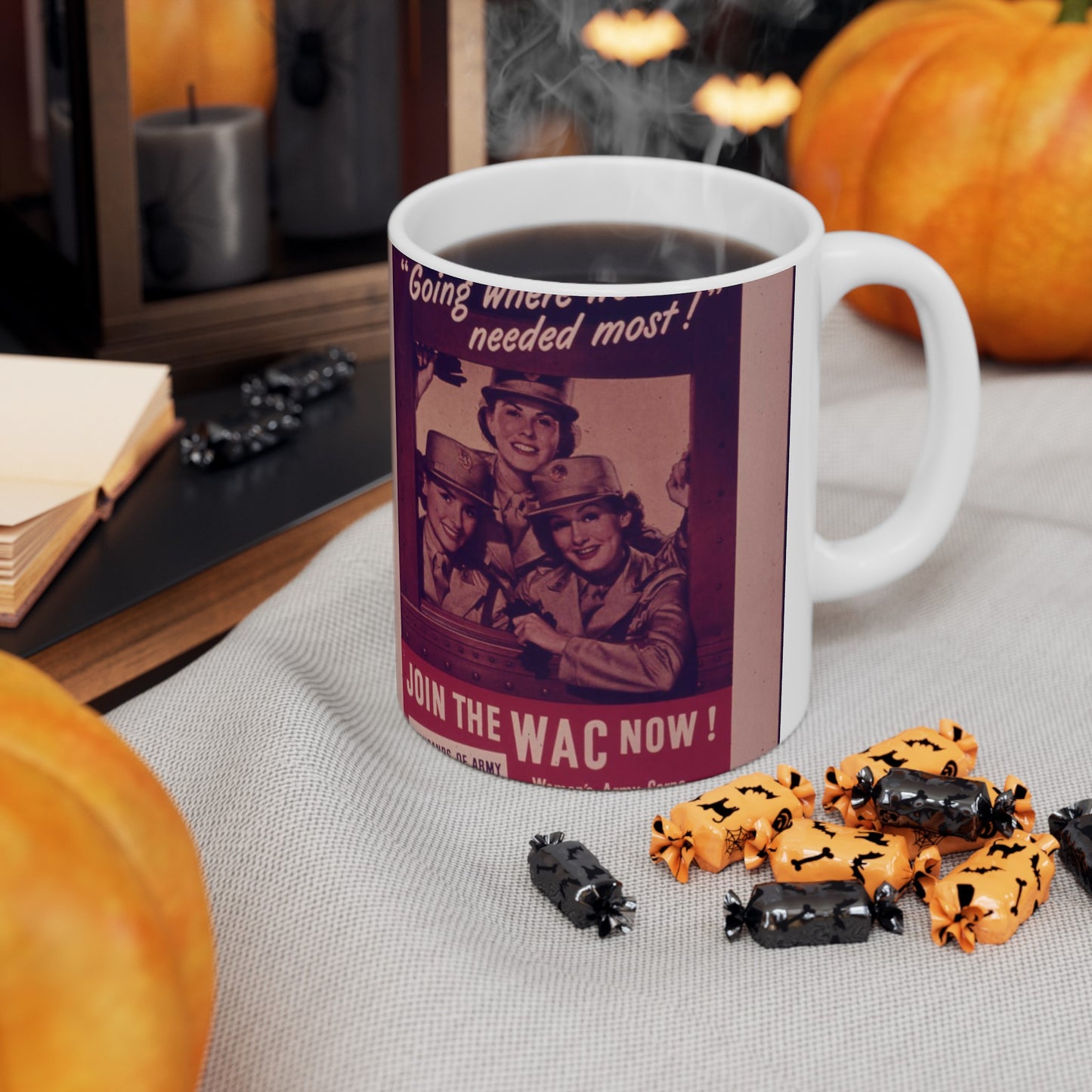 "Going Where We're Needed Most" Join the WAC now - NARA - 514411 Beautiful Novelty Ceramic Coffee Mug 11oz