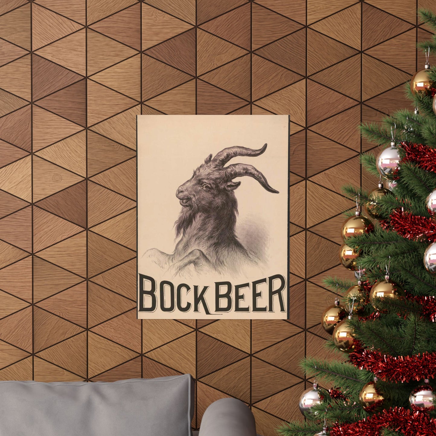 Bock Beer - Print, Library of Congress collection High Quality Matte Wall Art Poster for Home, Office, Classroom